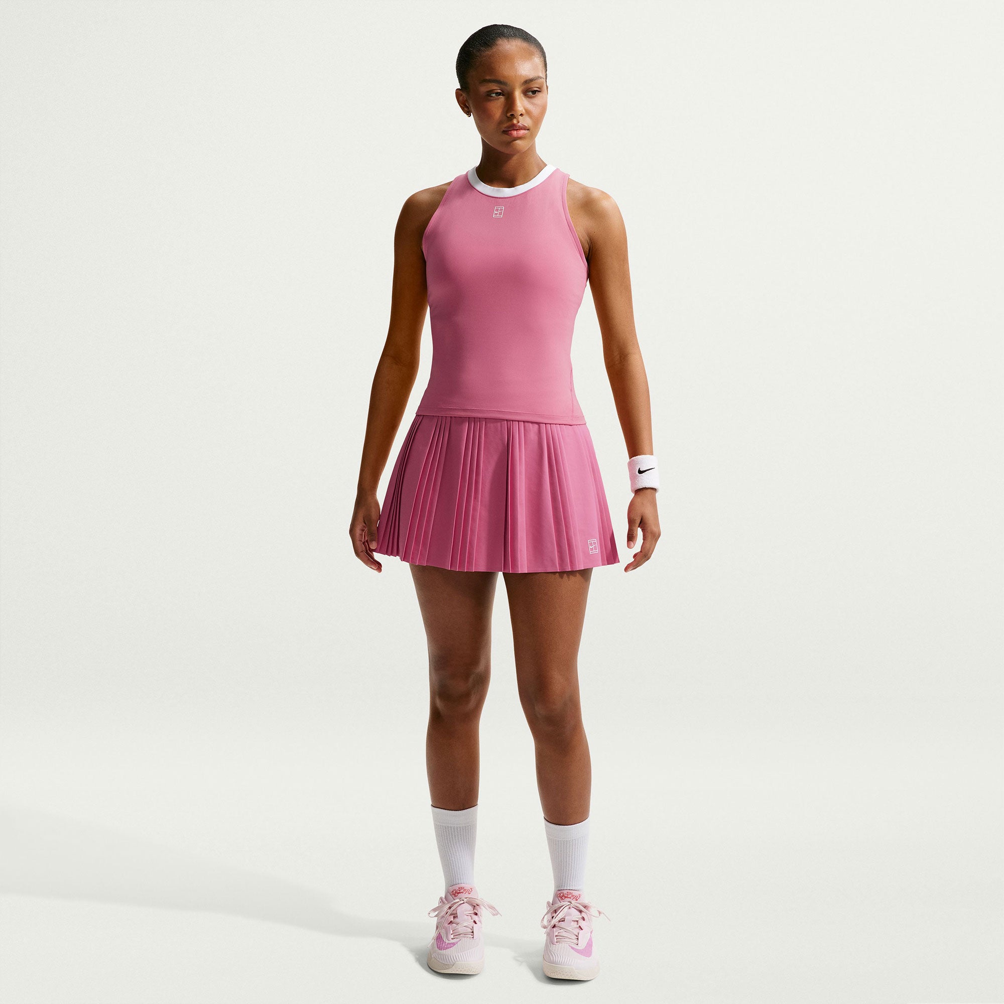 NikeCourt Advantage Women's Dri-FIT Tennis Tank - Pink (4)