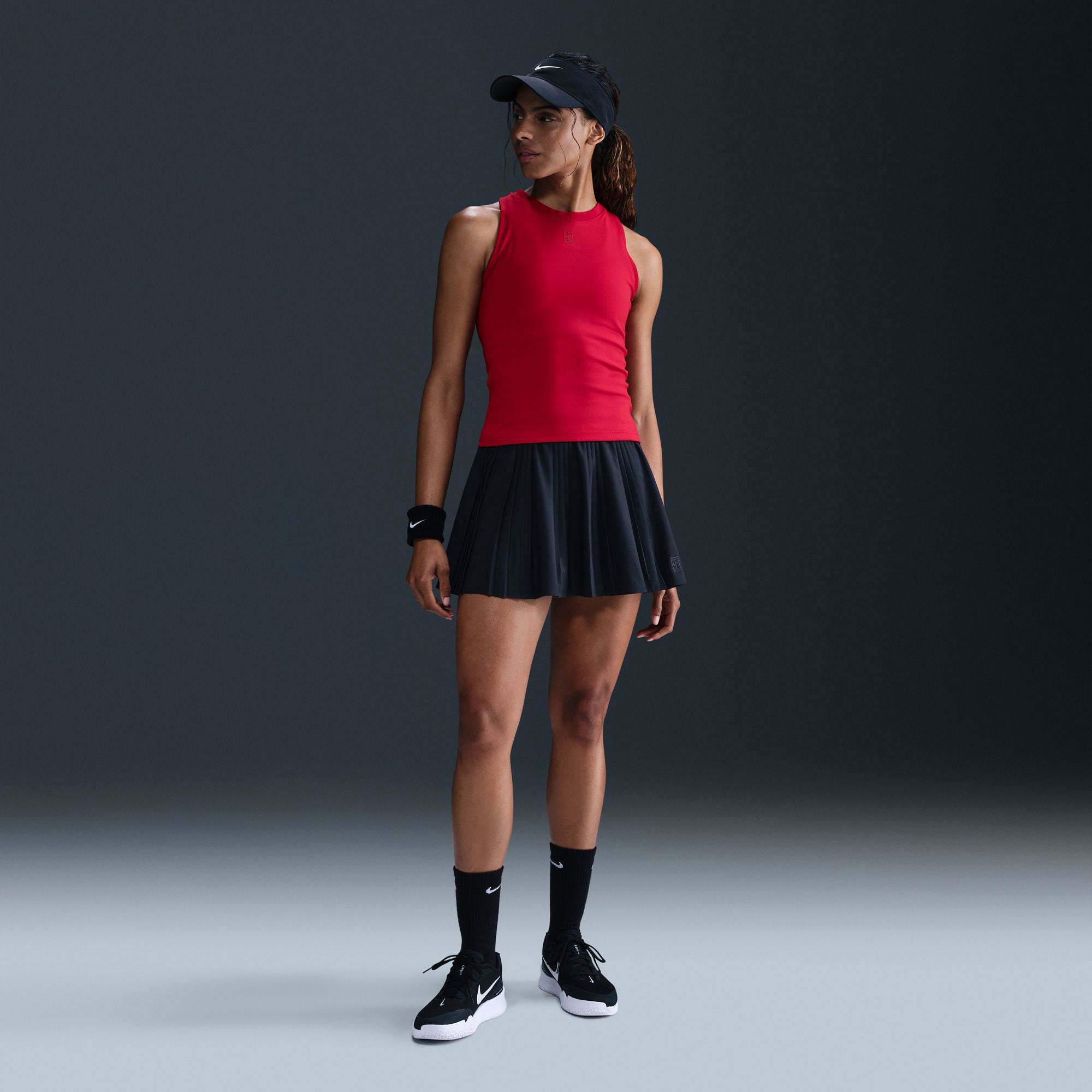 NikeCourt Advantage Women's Dri-FIT Tennis Tank - Red (4)