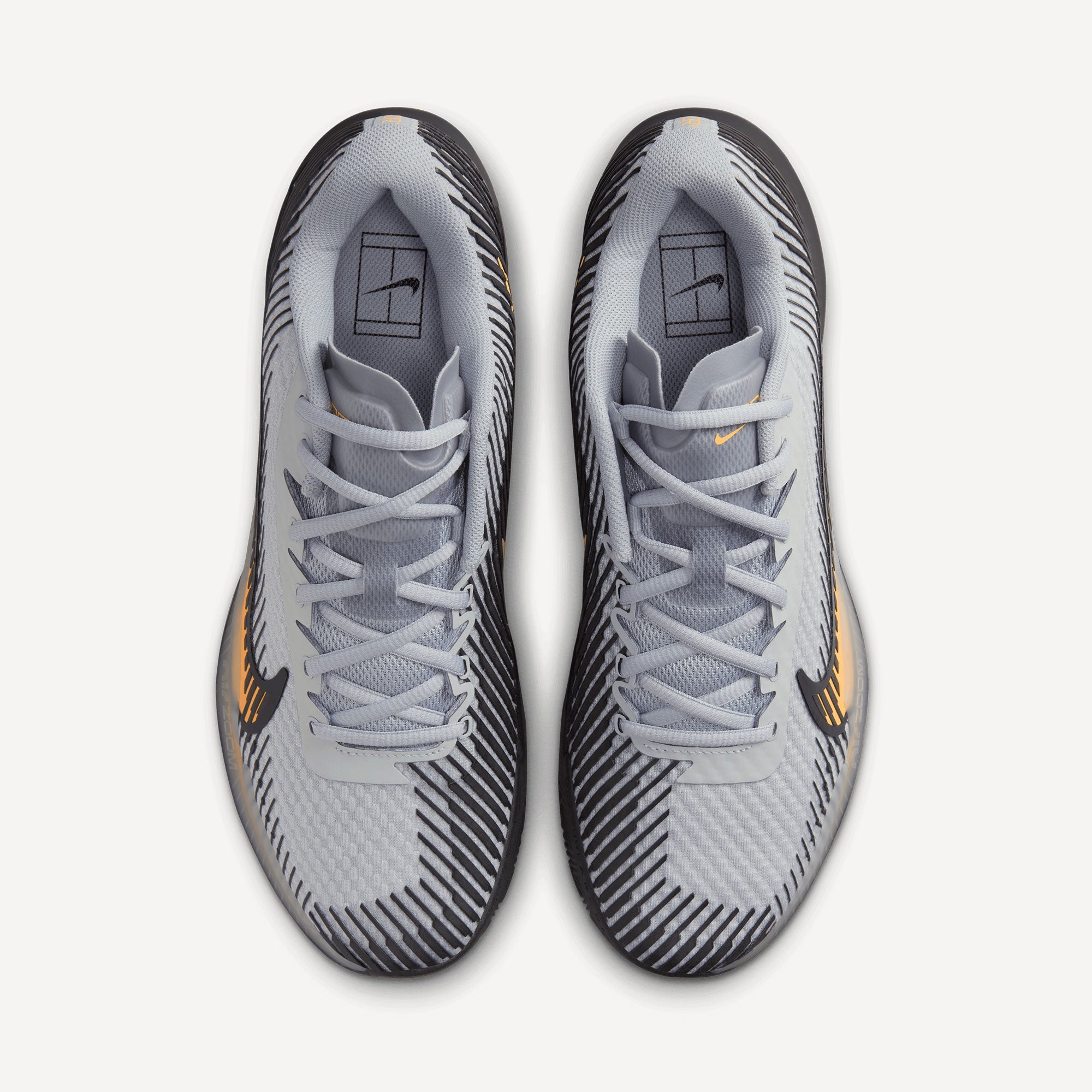 NikeCourt Air Zoom Vapor 11 Men's Clay Court Tennis Shoes - Grey (6)