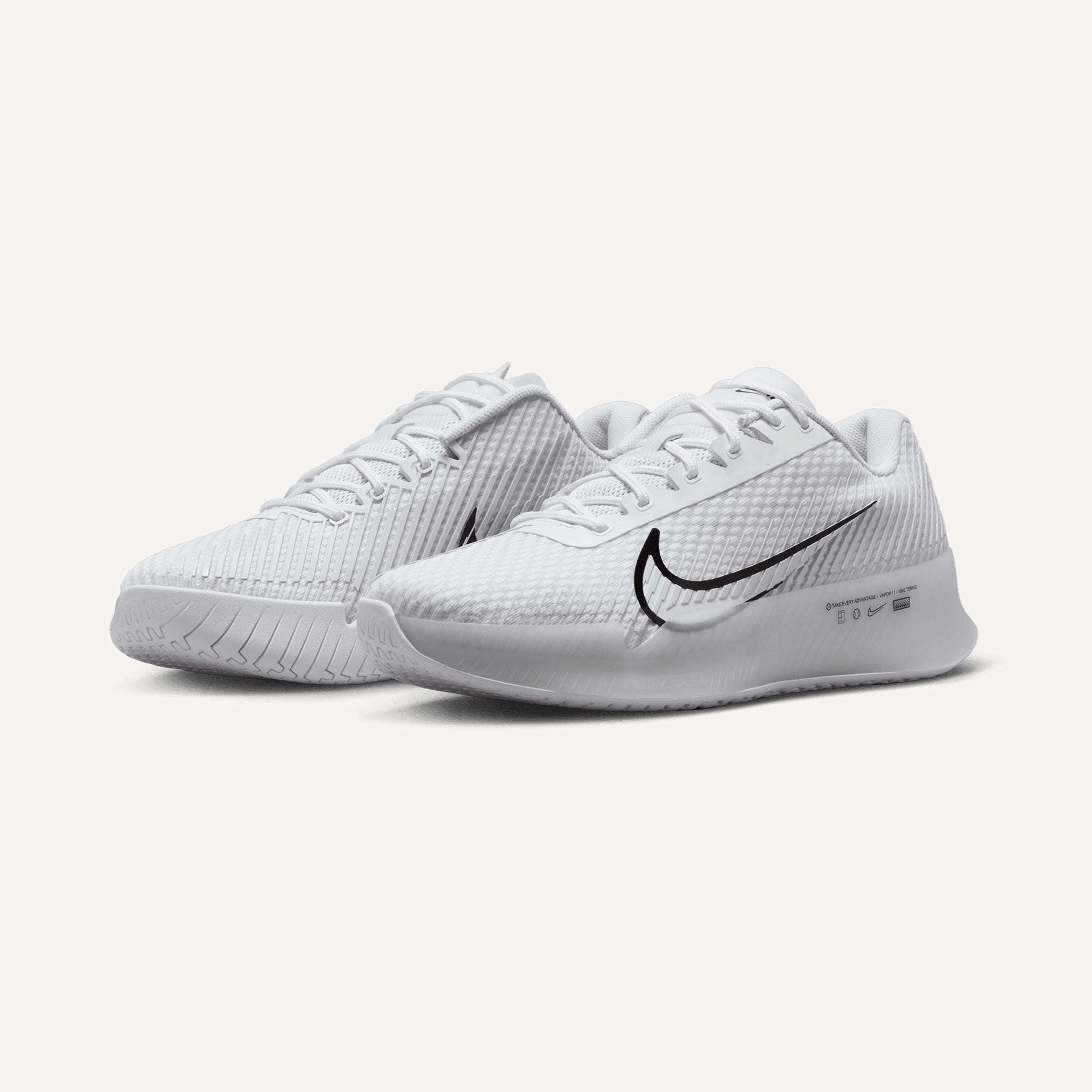 NikeCourt Air Zoom Vapor 11 Men's Hard Court Tennis Shoes White (4)