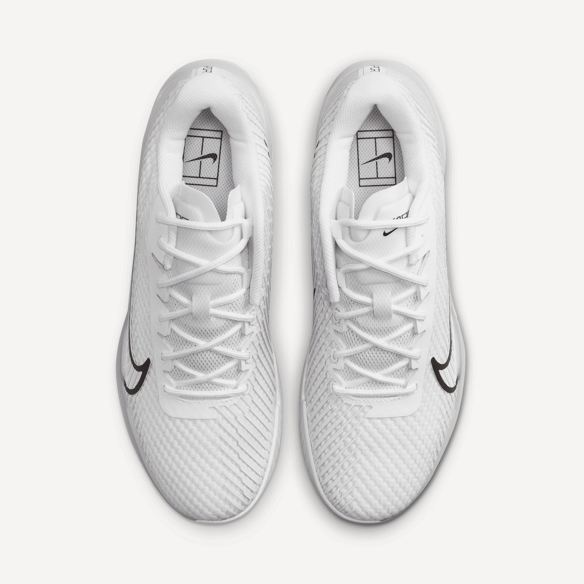 NikeCourt Air Zoom Vapor 11 Men's Hard Court Tennis Shoes White (6)