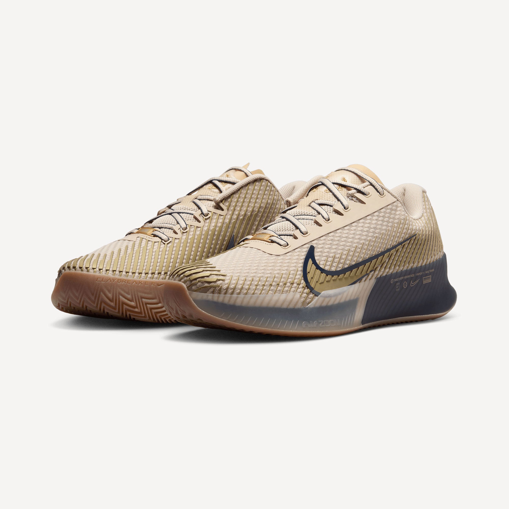 NikeCourt Air Zoom Vapor 11 Premium Men's Clay Court Tennis Shoes - Sand (4)