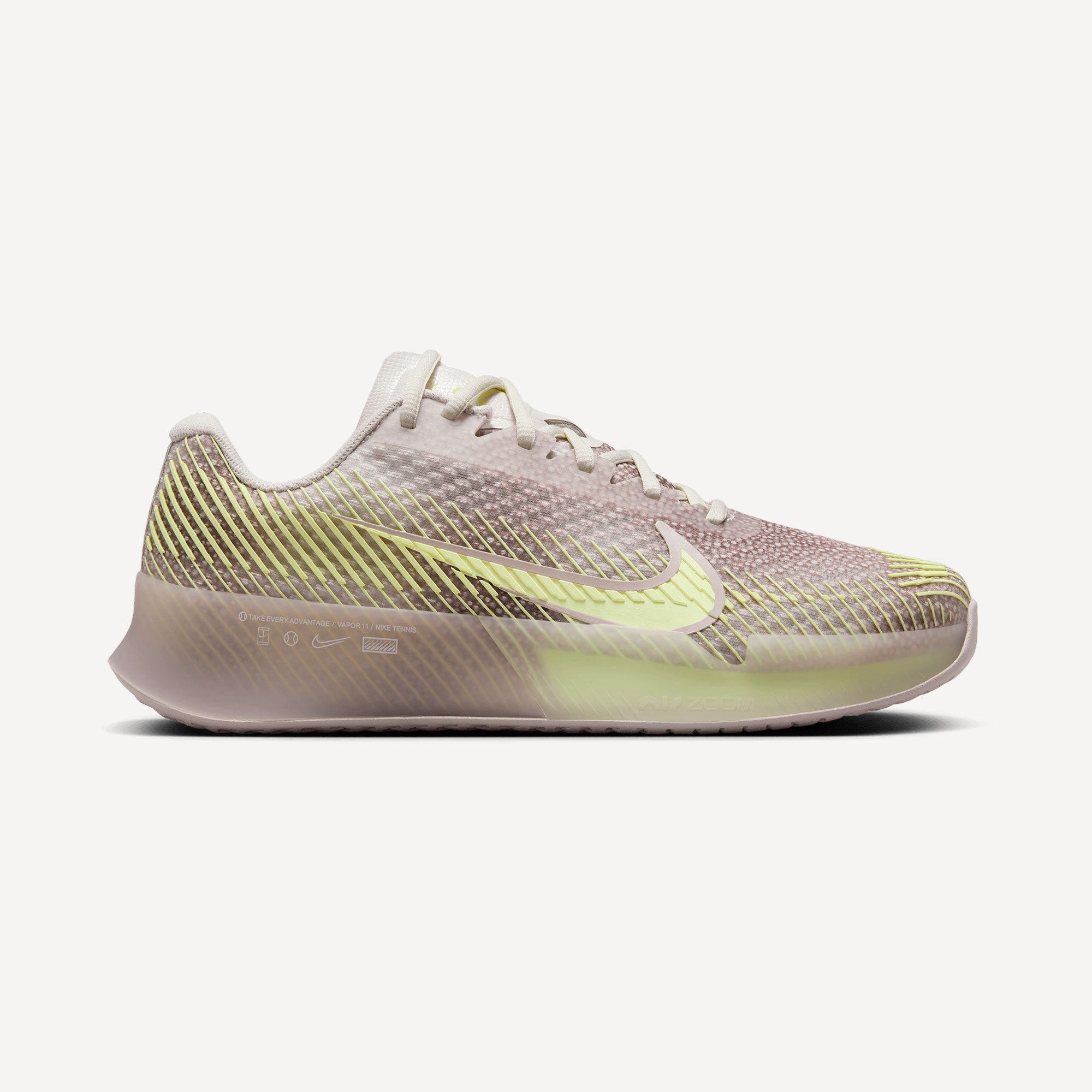 NikeCourt Air Zoom Vapor 11 Premium Women's Hard Court Tennis Shoes - Grey (1)