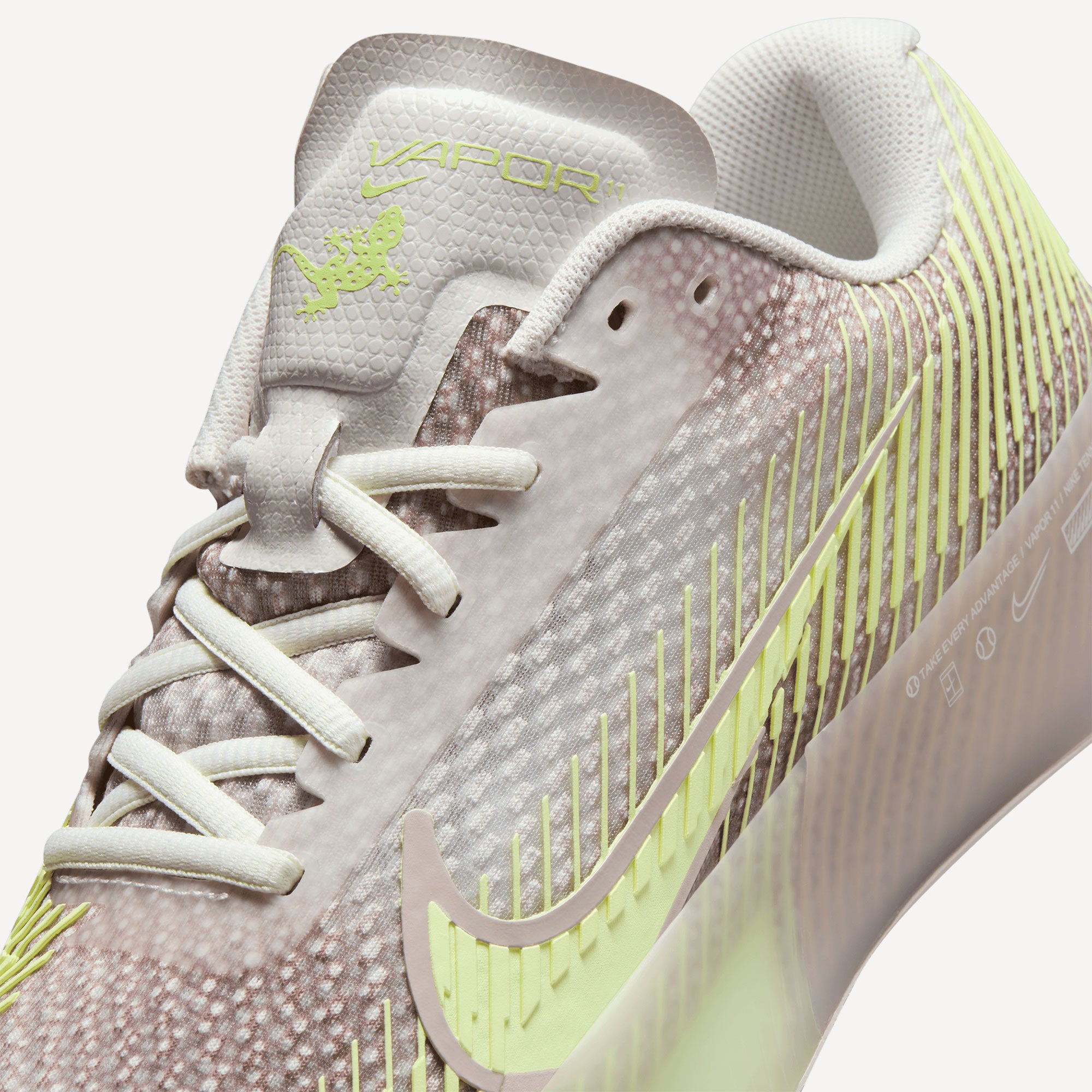 NikeCourt Air Zoom Vapor 11 Premium Women's Hard Court Tennis Shoes - Grey (8)