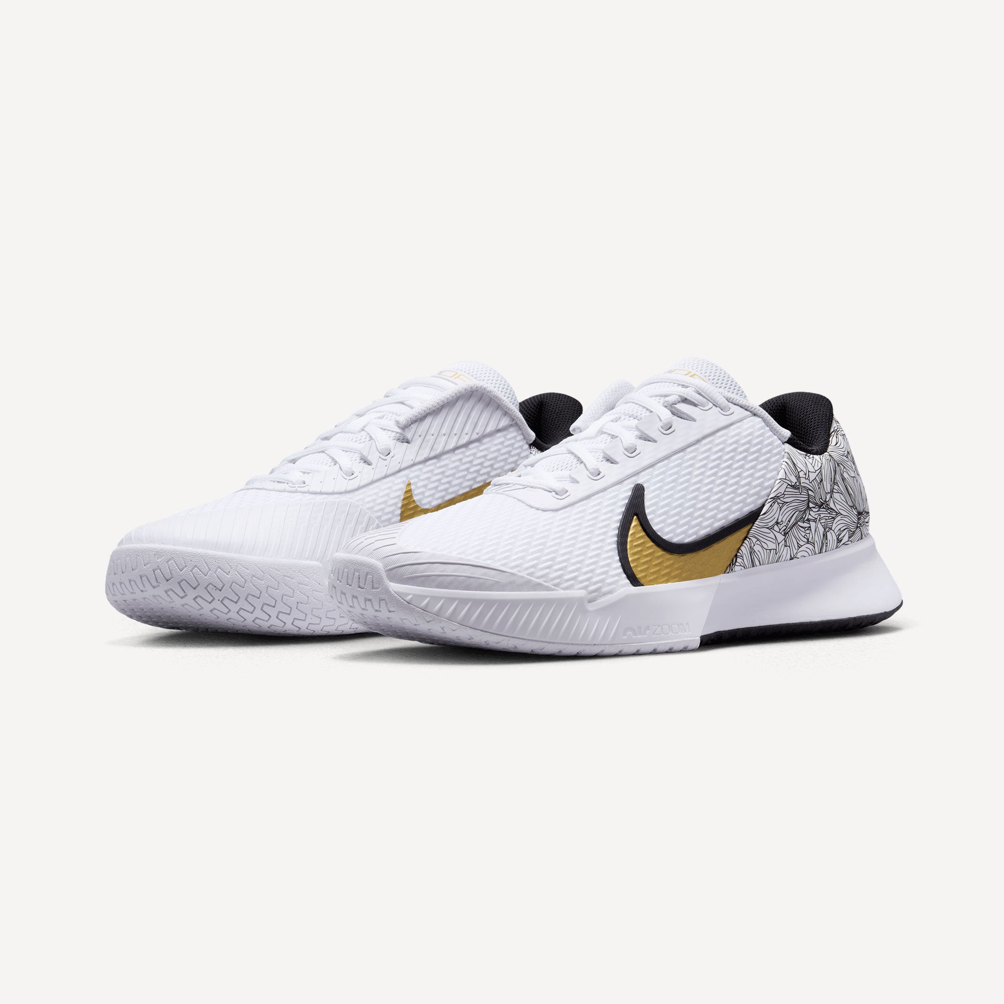 NikeCourt Air Zoom Vapor Pro 2 Magnolia Men's Hard Court Tennis Shoes - White (4)