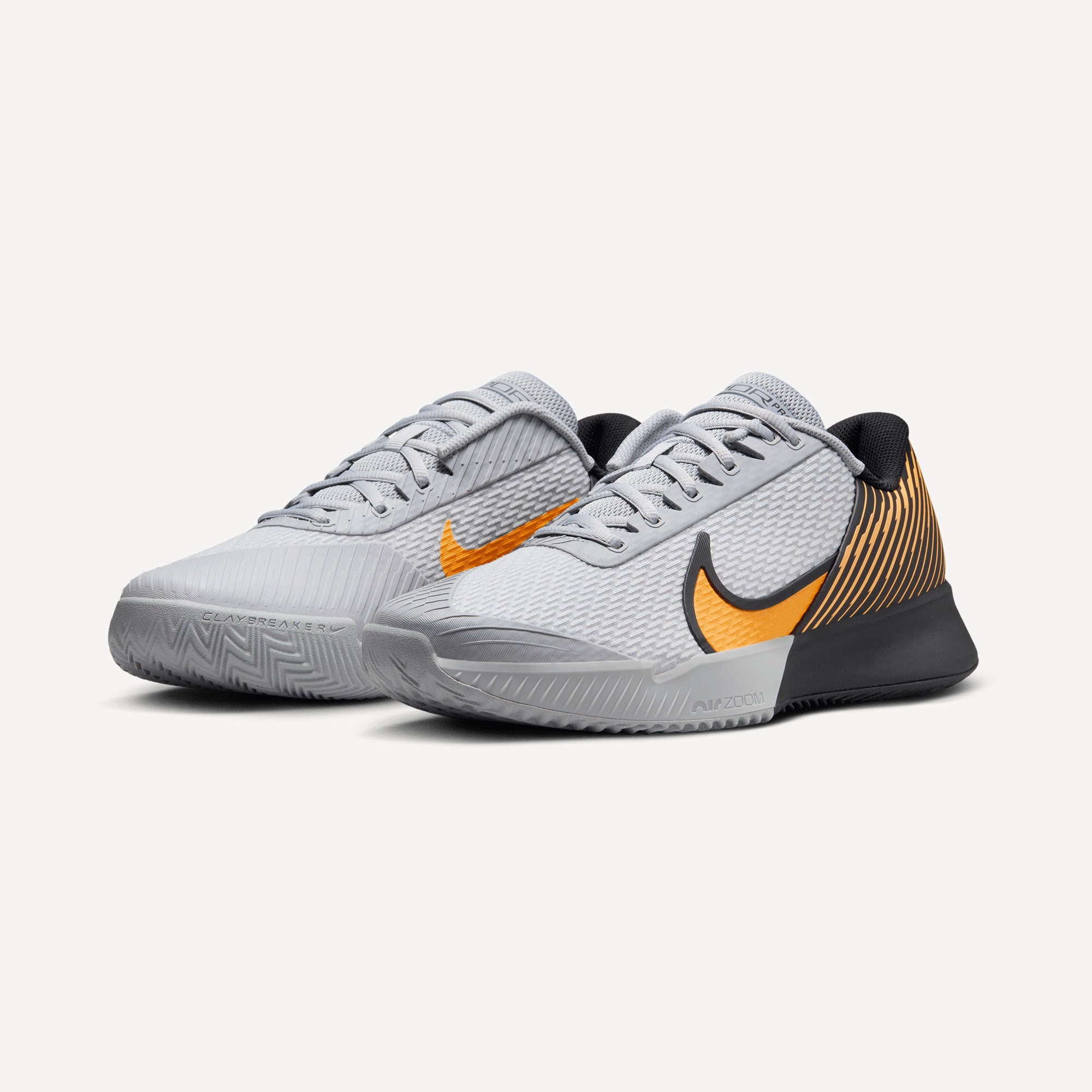 NikeCourt Air Zoom Vapor Pro 2 Men's Clay Court Tennis Shoes - Grey (4)