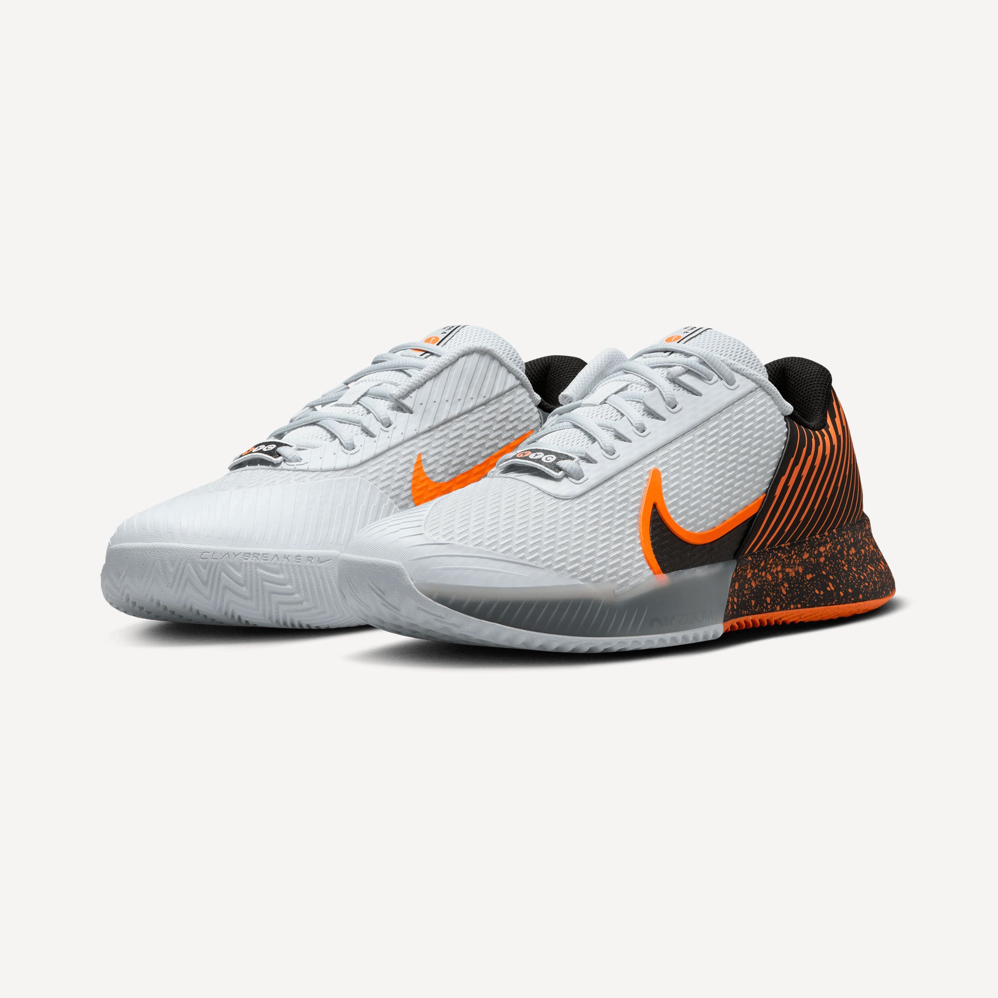 NikeCourt Air Zoom Vapor Pro 2 Premium Men's Clay Court Tennis Shoes - Grey (4)