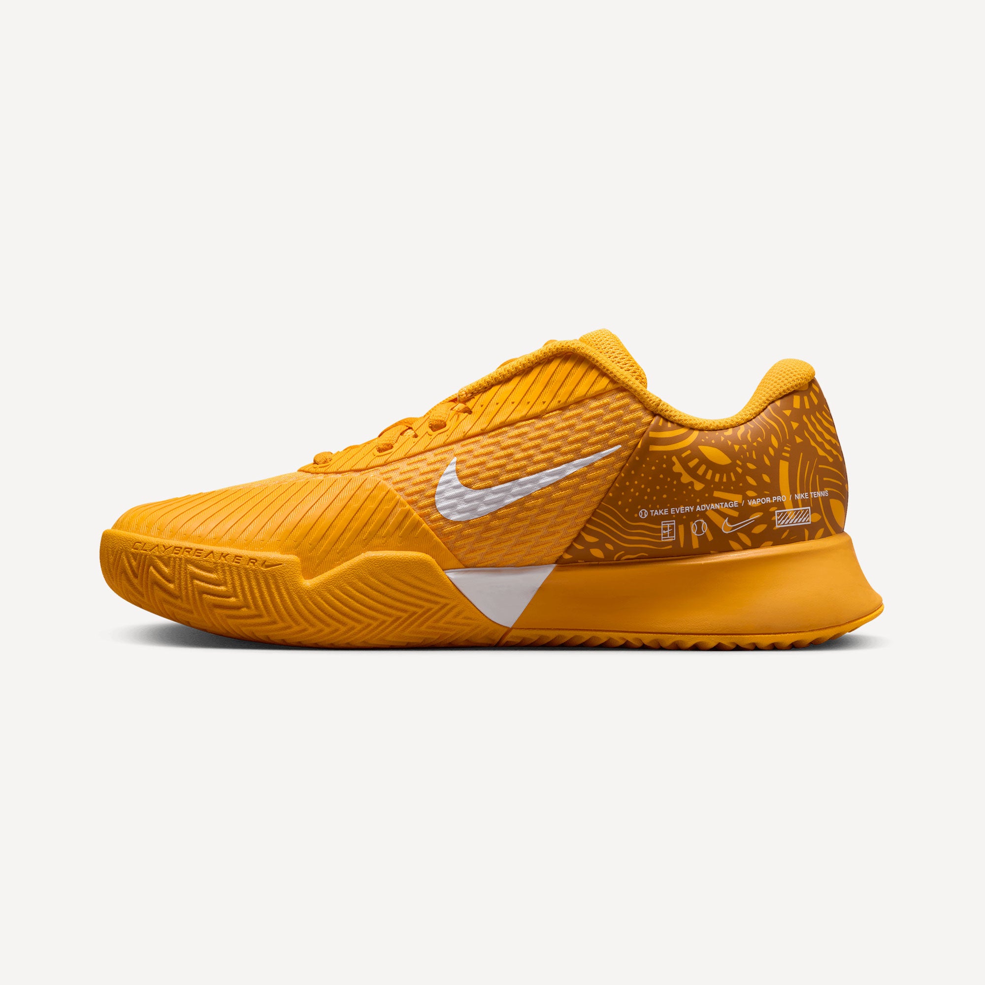 NikeCourt Air Zoom Vapor Pro 2 Women's Clay Court Tennis Shoes Yellow (3)