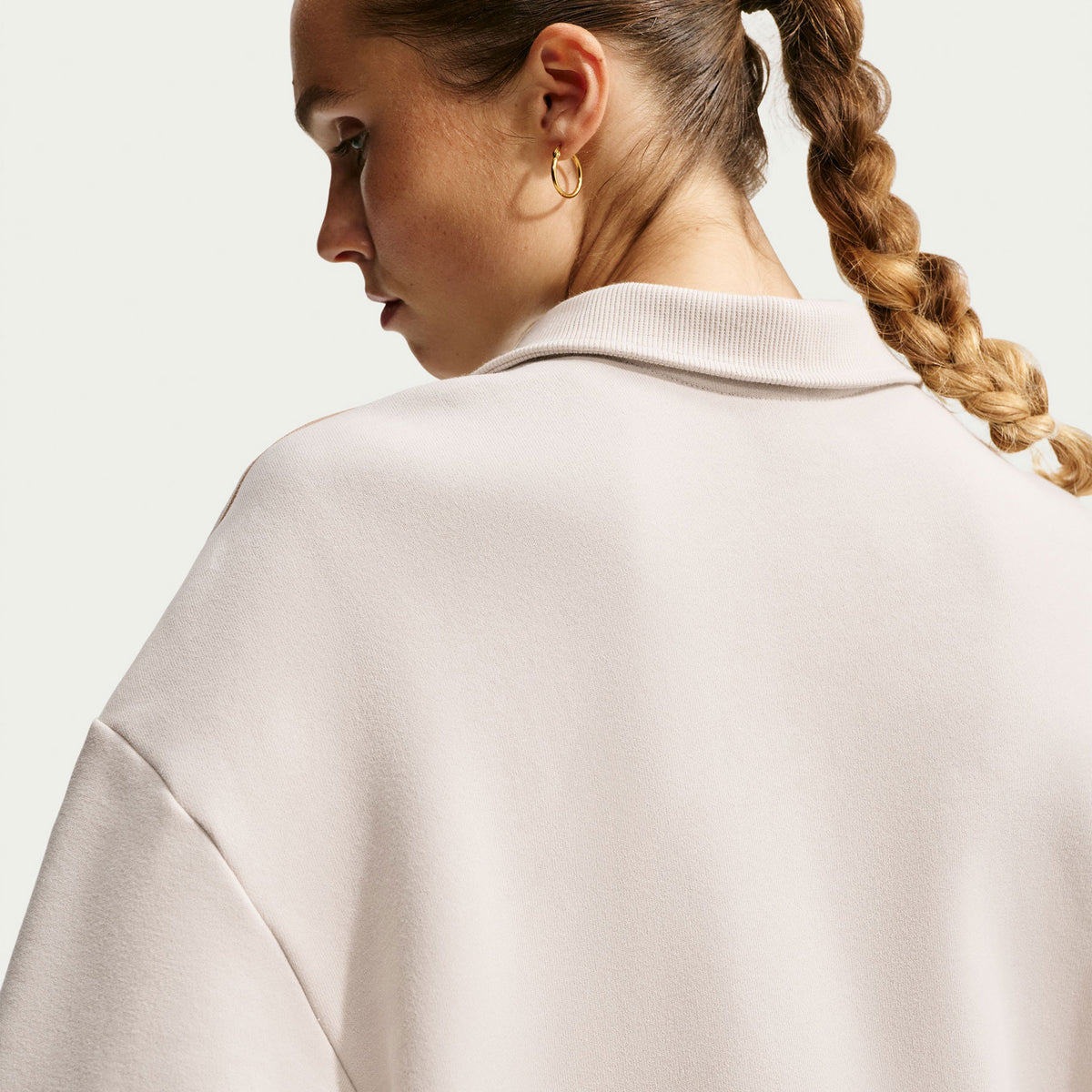NikeCourt Court Women's Fleece Long-Sleeve Tennis Top - White (2)