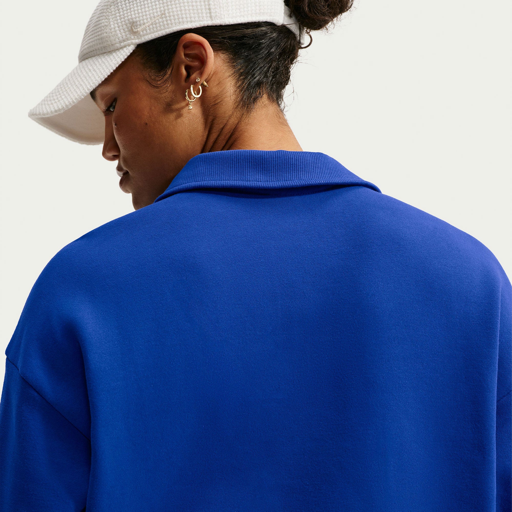 NikeCourt Court Women's Fleece Long-Sleeve Tennis Top - Blue (2)