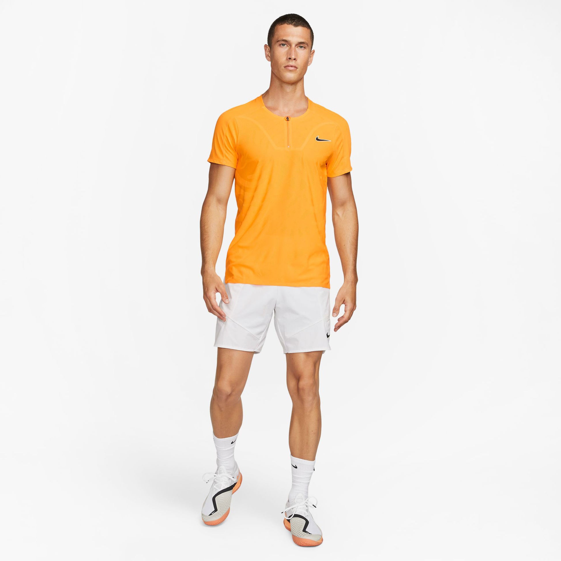 NikeCourt Dri-FIT ADV Slam New York Men's Tennis Polo Orange (5)
