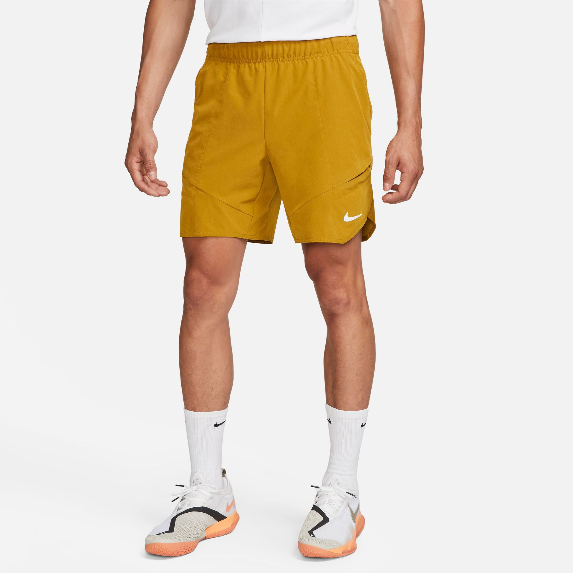 NikeCourt Dri-FIT Advantage Men's 7-Inch Tennis Shorts Yellow (1)