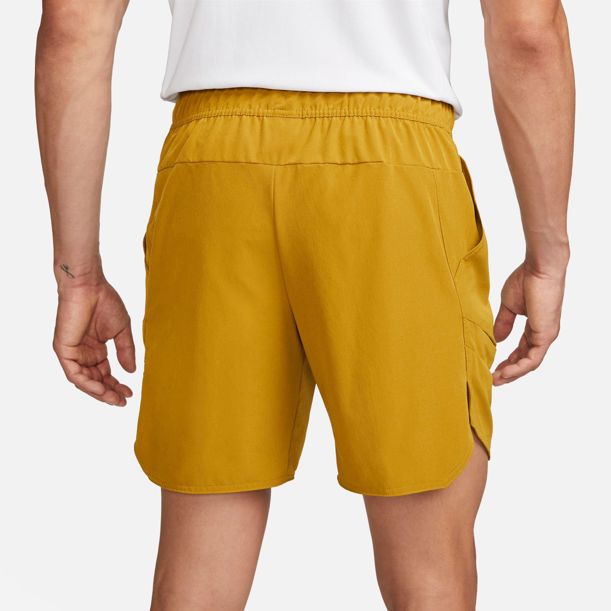 NikeCourt Dri-FIT Advantage Men's 7-Inch Tennis Shorts Yellow (2)