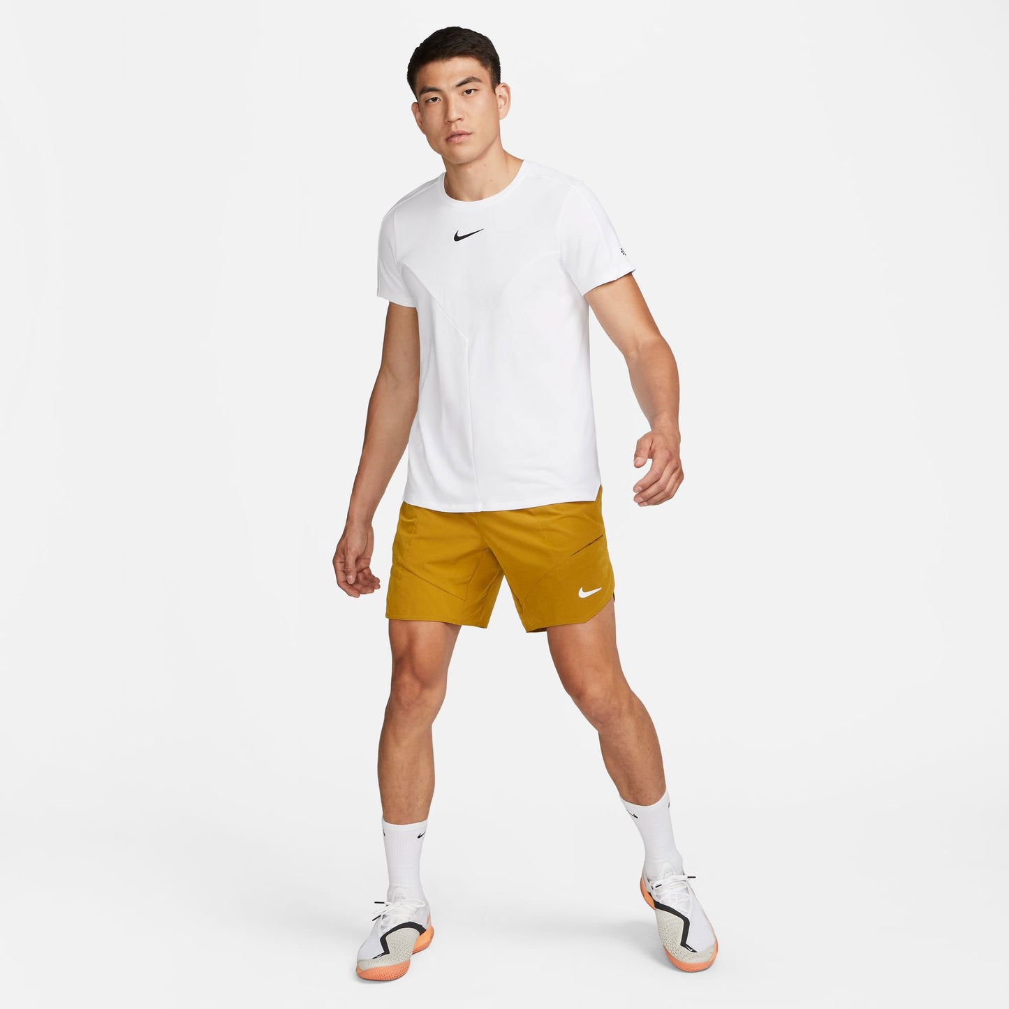 NikeCourt Dri-FIT Advantage Men's 7-Inch Tennis Shorts Yellow (7)