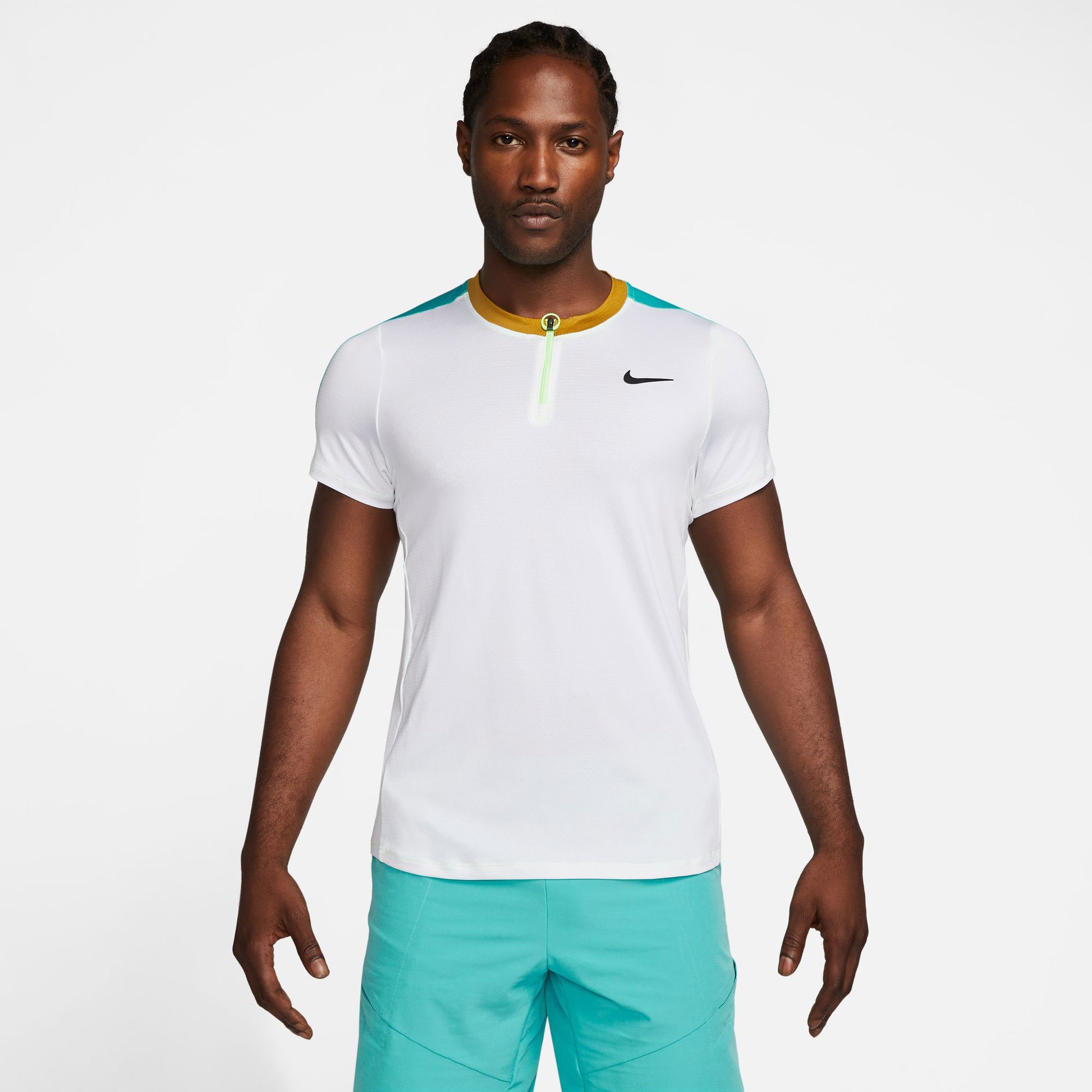 NikeCourt Dri-FIT Advantage Men's Tennis Polo White (1)
