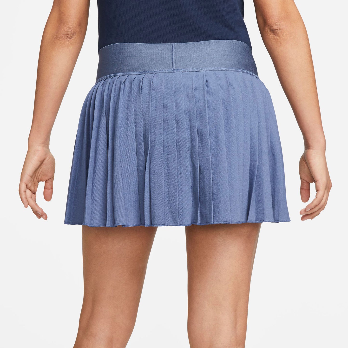 NikeCourt Dri-FIT Advantage Women's Pleated Tennis Skirt Blue (2)