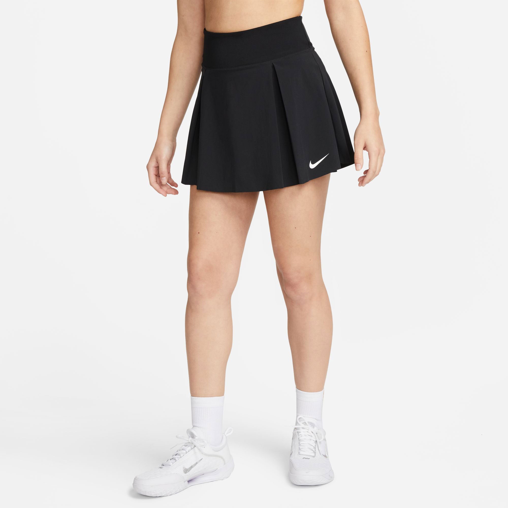 NikeCourt Dri-FIT Advantage Women's Short Tennis Skirt Black (1)