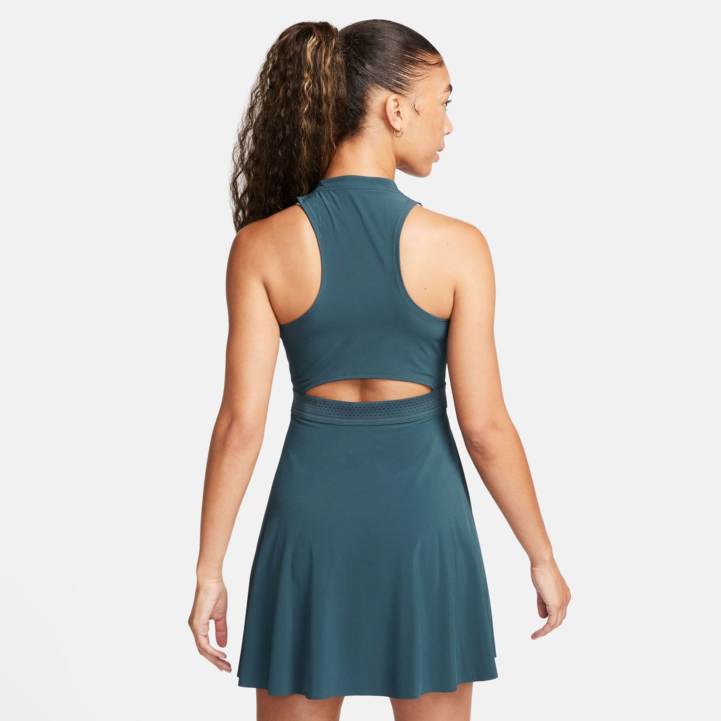 NikeCourt Dri-FIT Advantage Women's Tennis Dress Green (2)