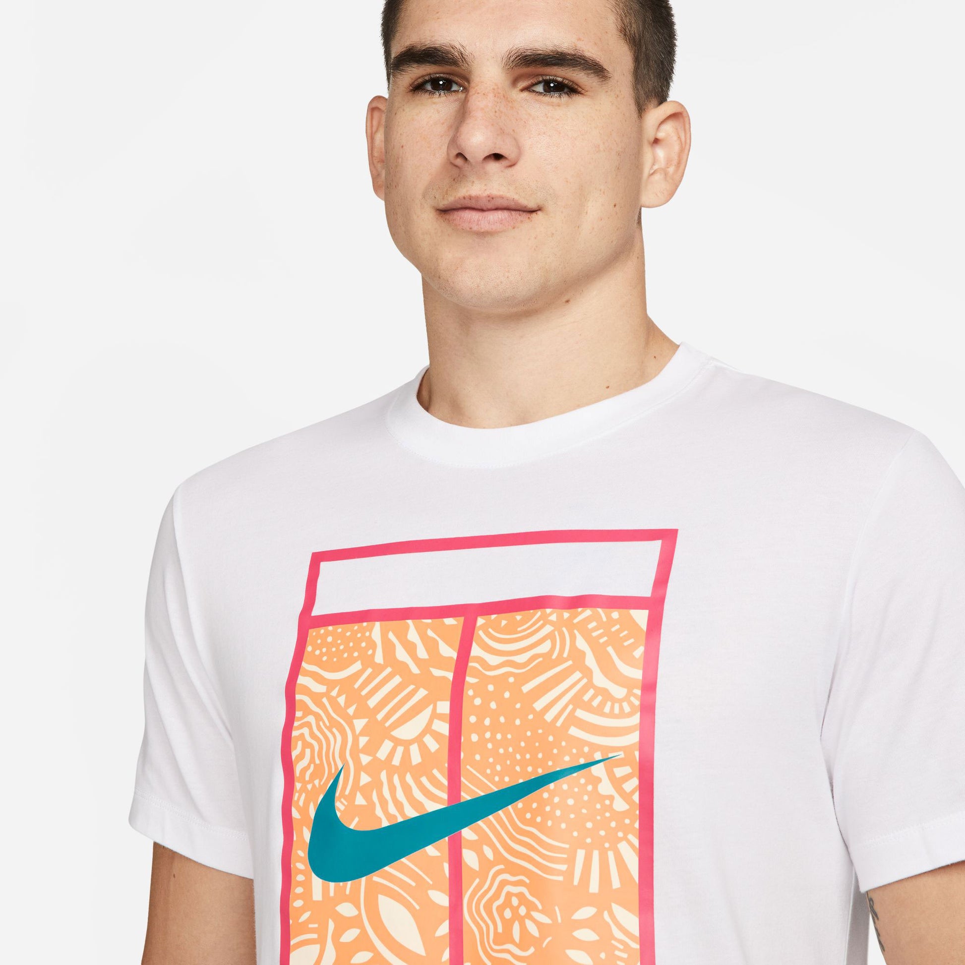 NikeCourt Dri-FIT Court Men's Tennis T-Shirt White (3)