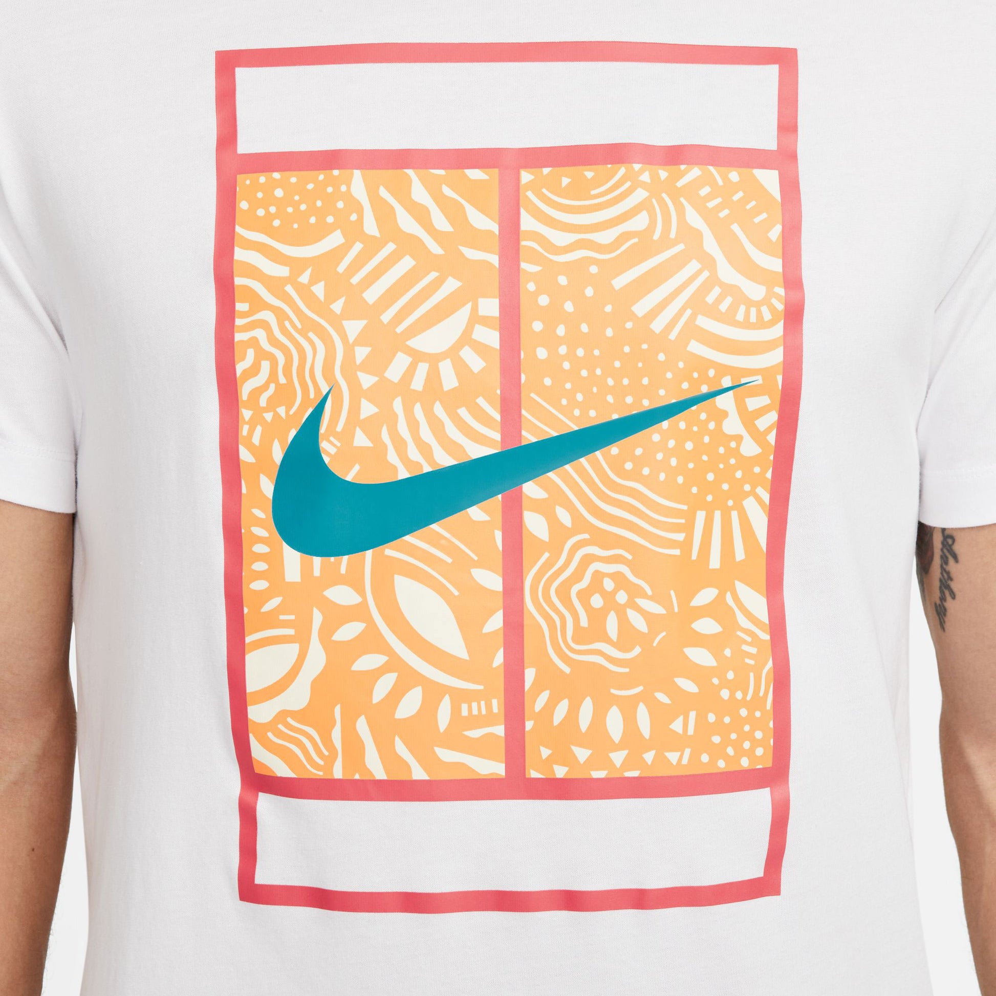 NikeCourt Dri-FIT Court Men's Tennis T-Shirt White (4)
