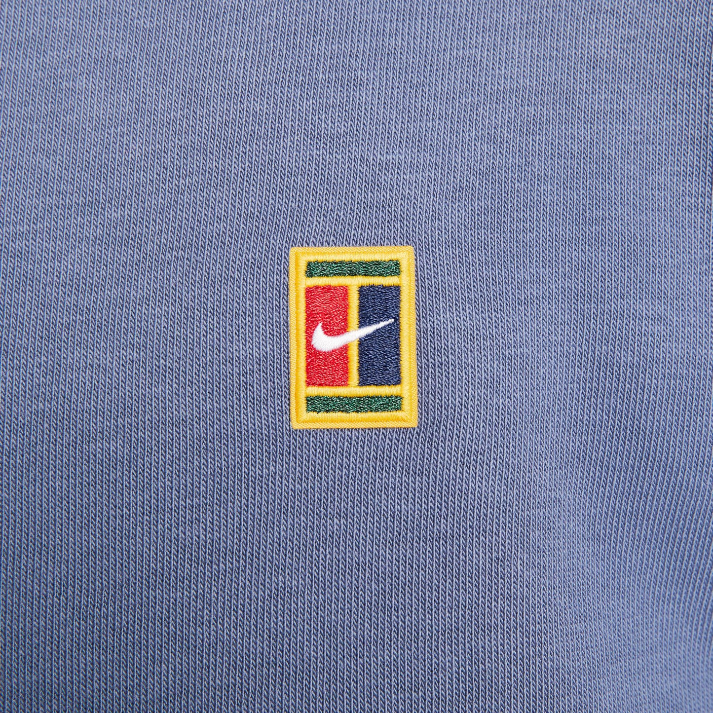 NikeCourt Dri-FIT Heritage Dames Fleece Tennistop Blue (4)