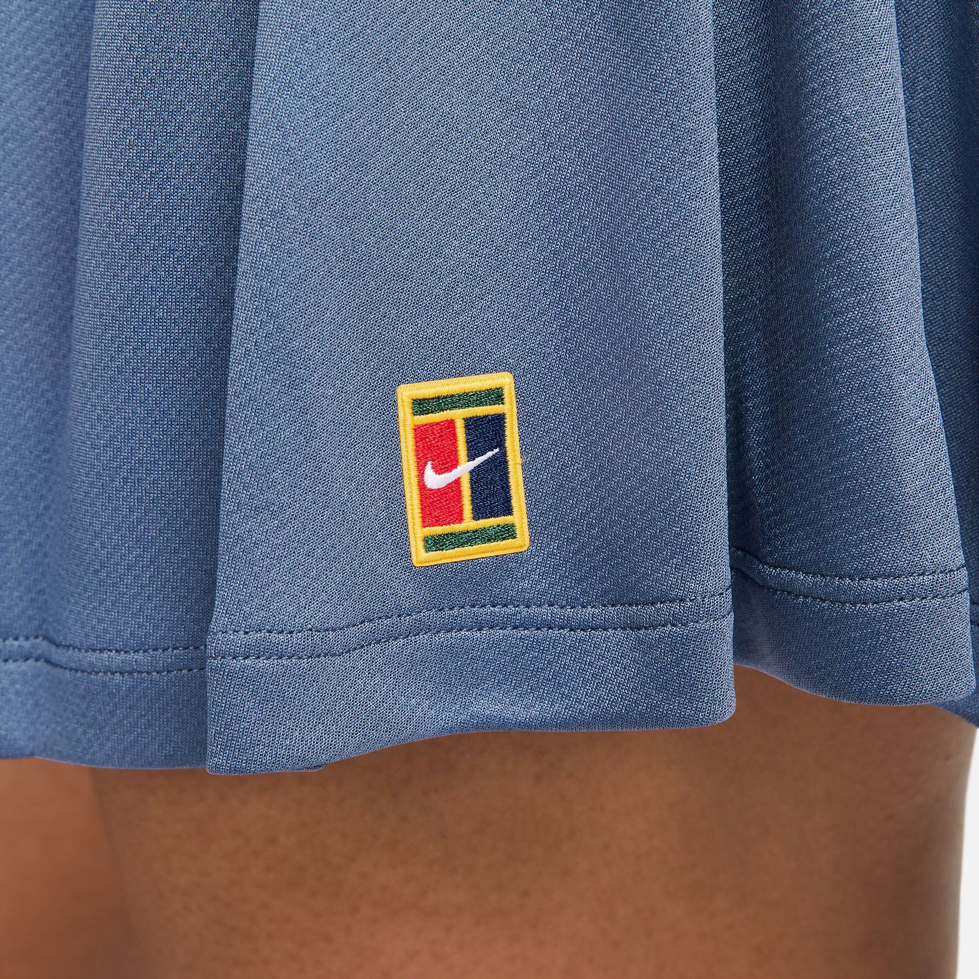 NikeCourt Dri-FIT Heritage Women's Tennis Skirt Blue (4)