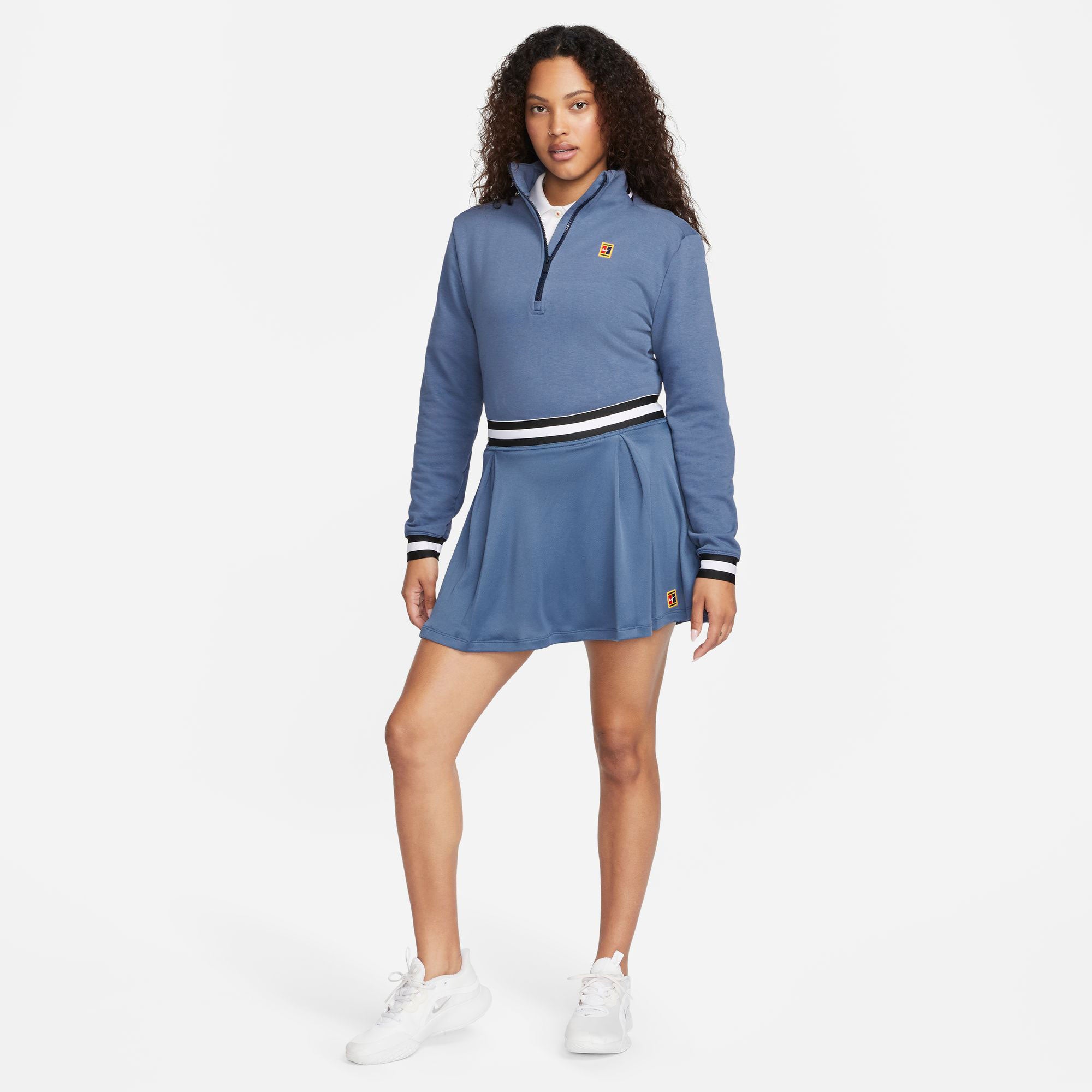 NikeCourt Dri-FIT Heritage Women's Tennis Skirt Blue (6)