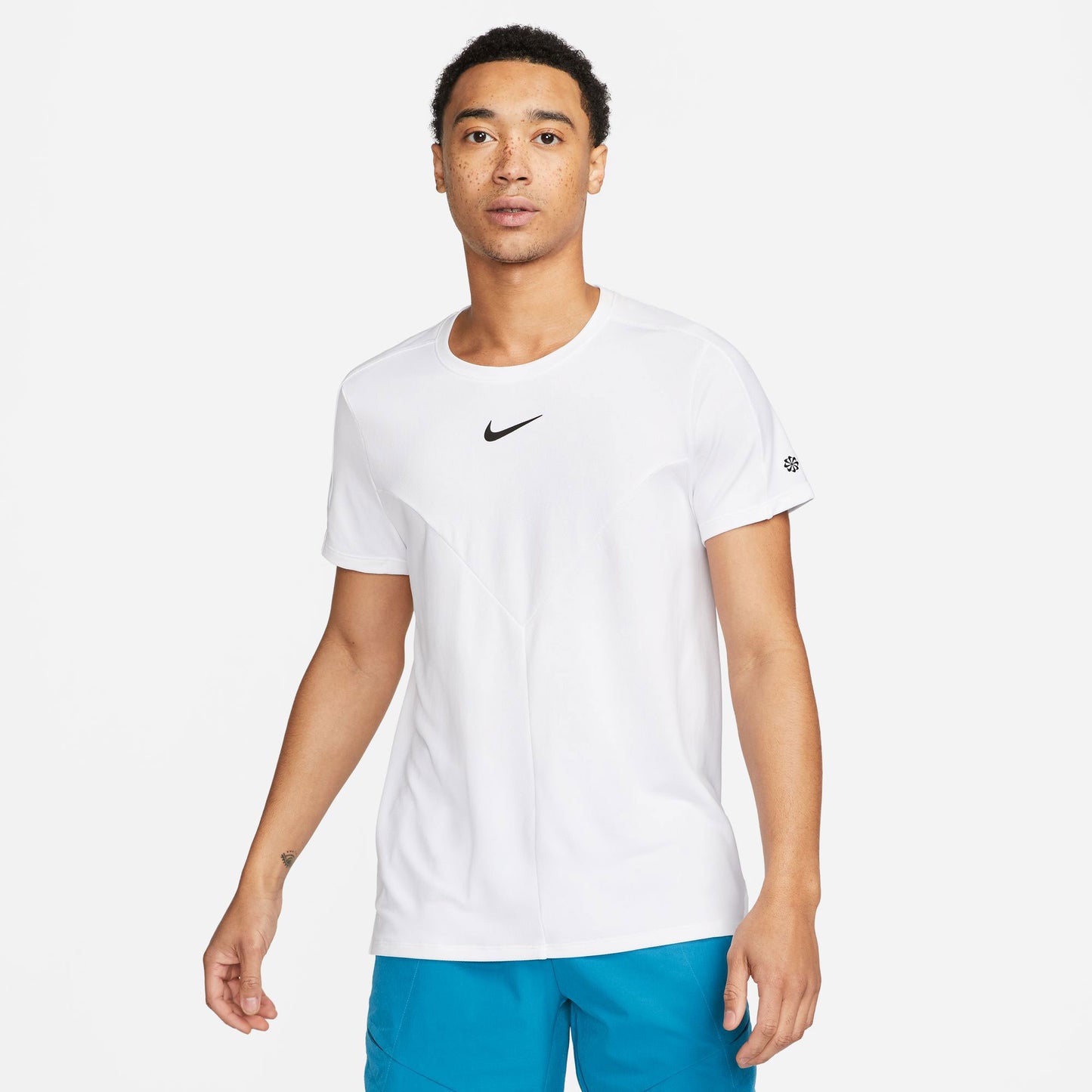 NikeCourt Dri-FIT Slam London Men's Tennis Shirt White (1)