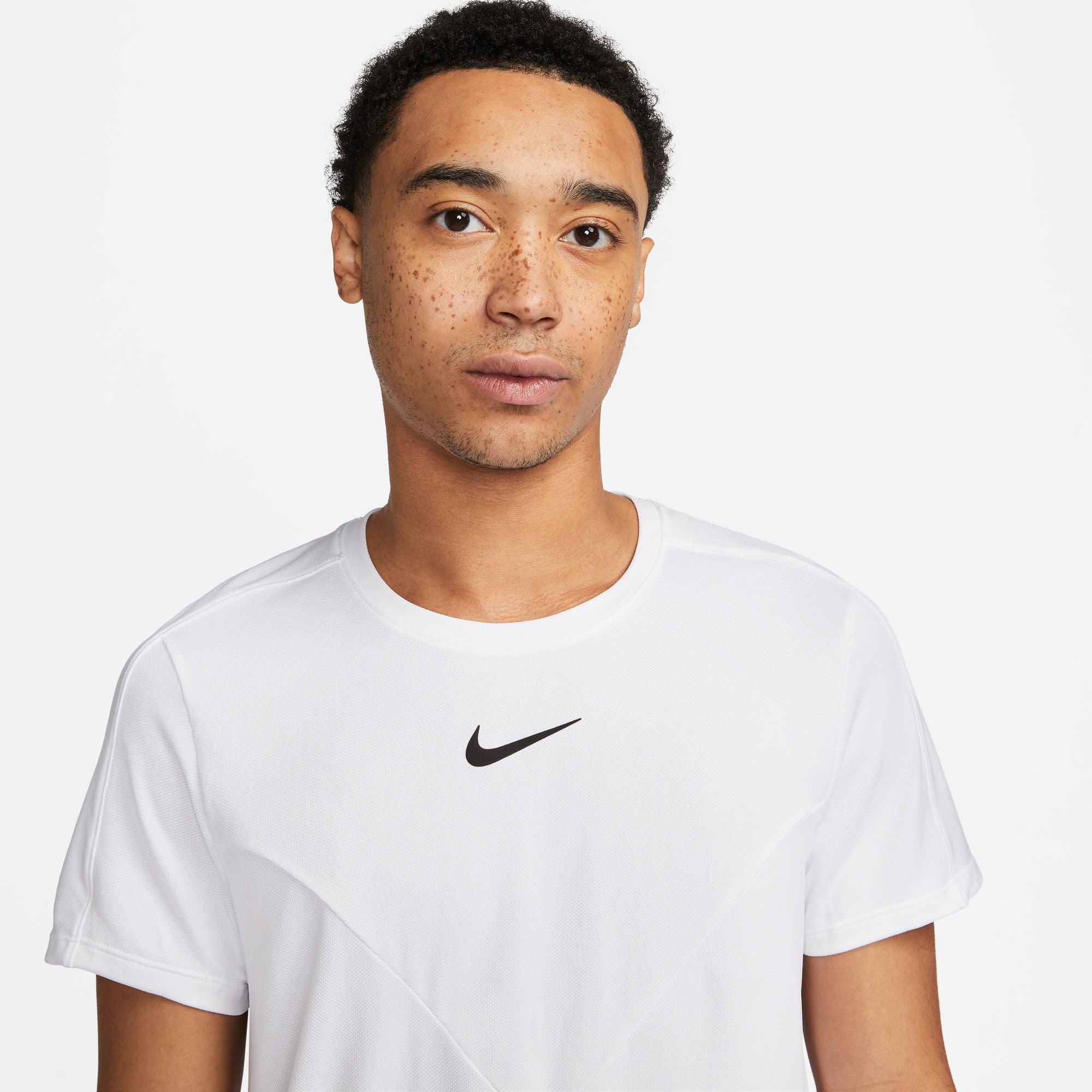 Nike white 2024 tennis shirt