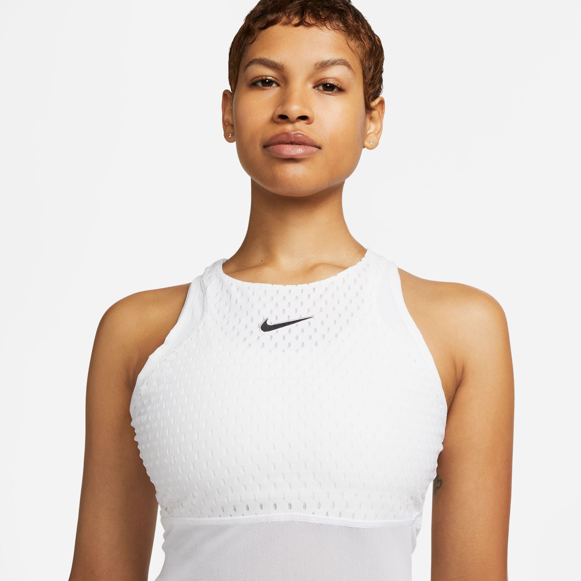 NikeCourt Dri-FIT Slam London Women's Tennis Dress White (3)