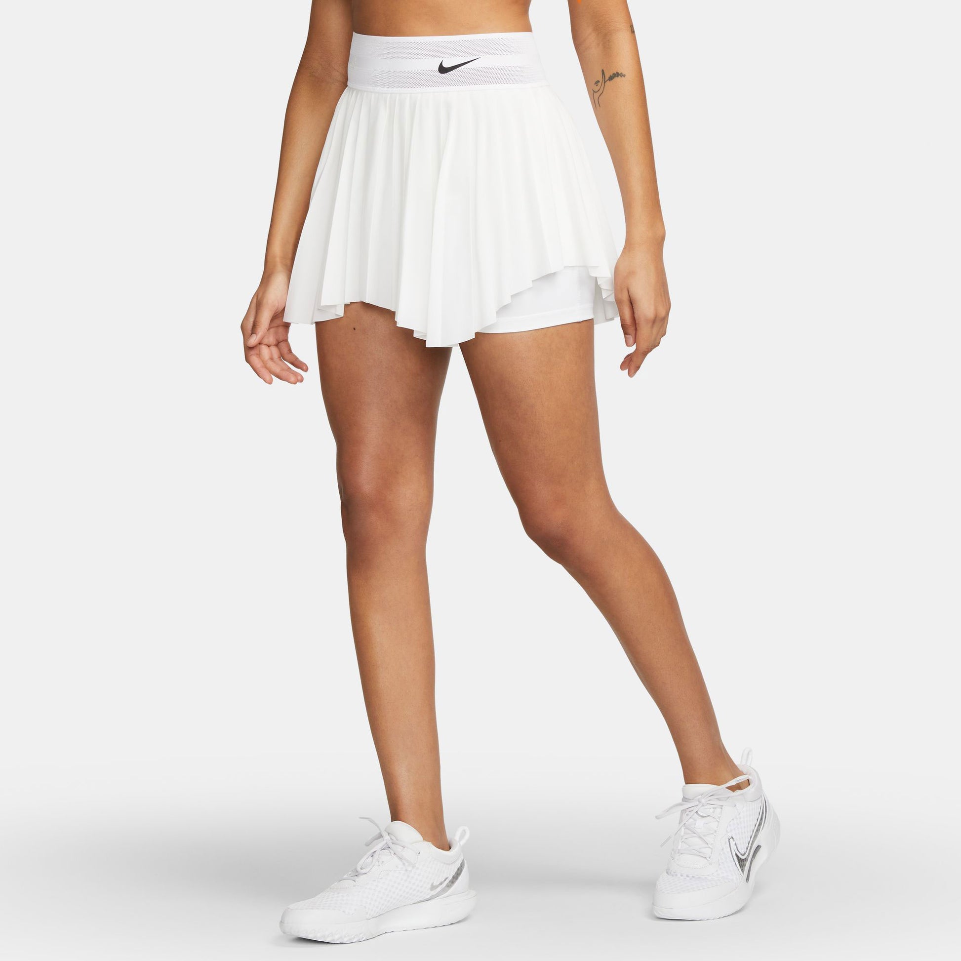 NikeCourt Dri-FIT Slam London Women's Tennis Skirt White (1)