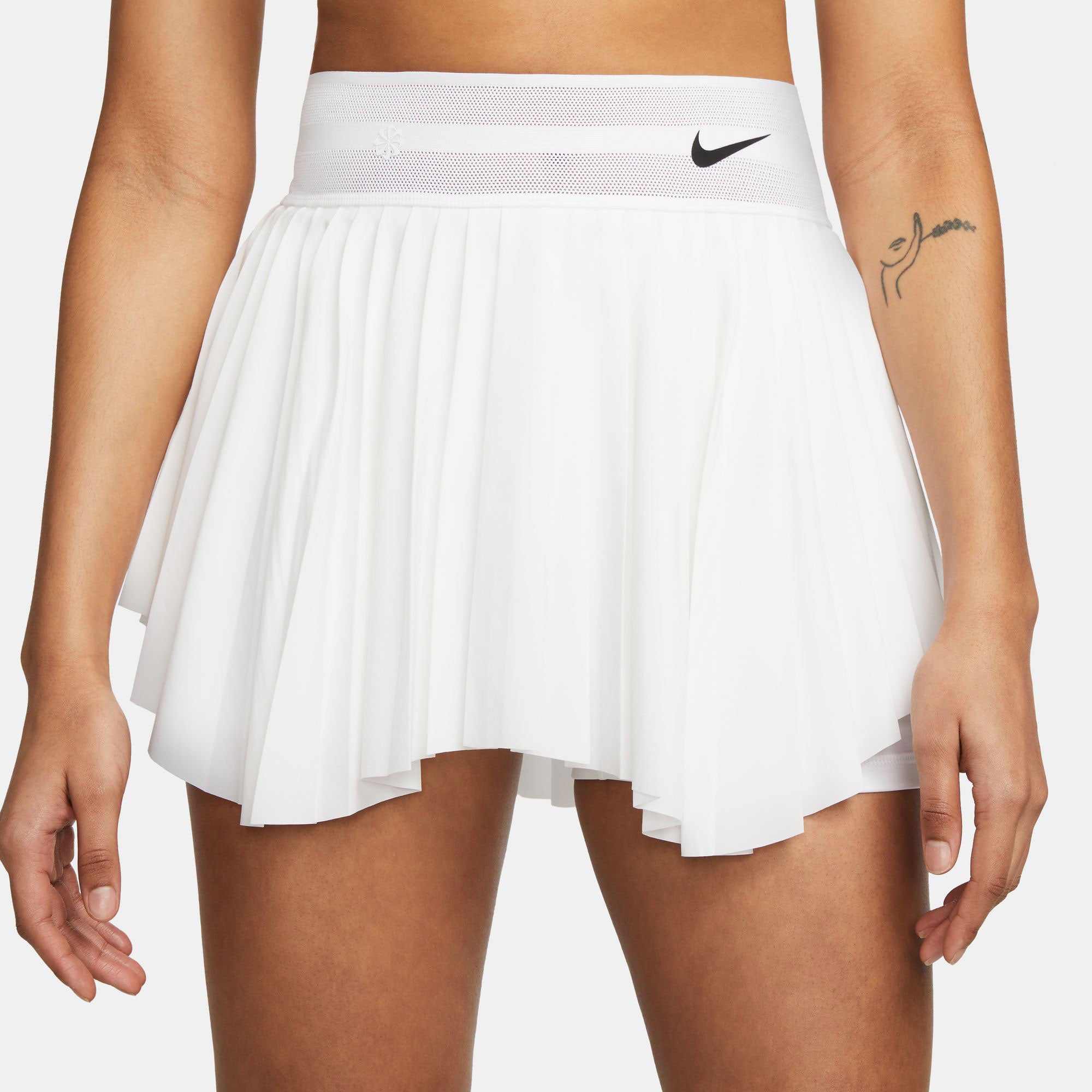 NikeCourt Dri-FIT Slam London Women's Tennis Skirt White (3)