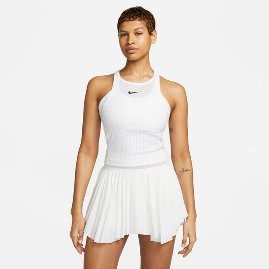 NikeCourt Dri-FIT Slam London Women's Tennis Tank White (1)