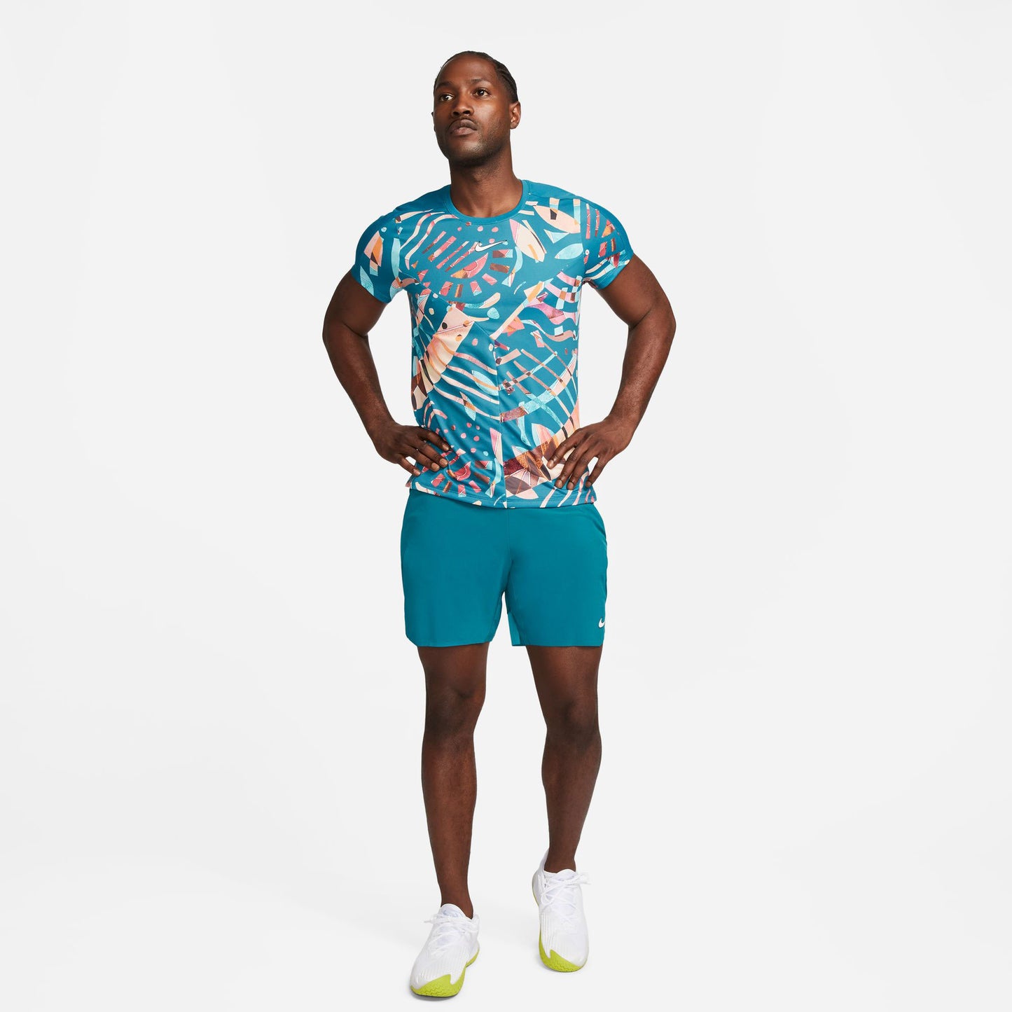 NikeCourt Dri-FIT Slam New York Men's Tennis Shirt Green (5)