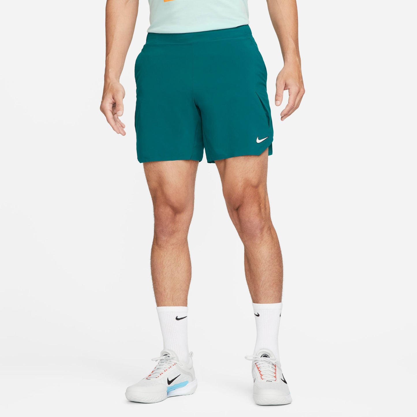 NikeCourt Dri-FIT Slam New York Men's Tennis Shorts Green (1)