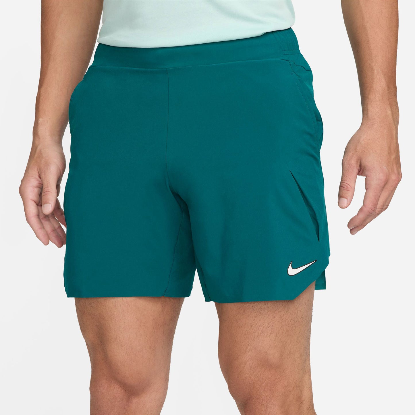 NikeCourt Dri-FIT Slam New York Men's Tennis Shorts Green (3)