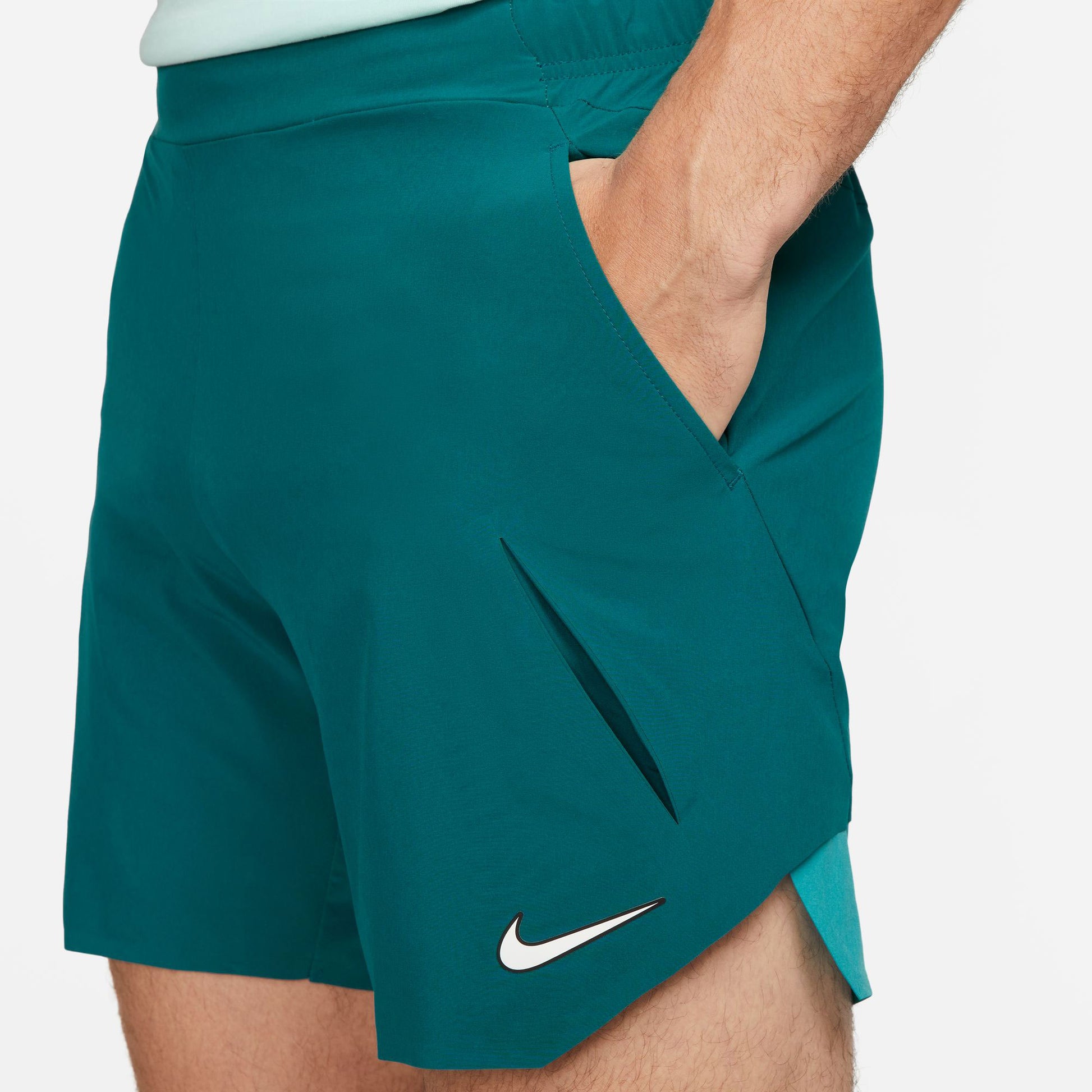 NikeCourt Dri-FIT Slam New York Men's Tennis Shorts Green (4)