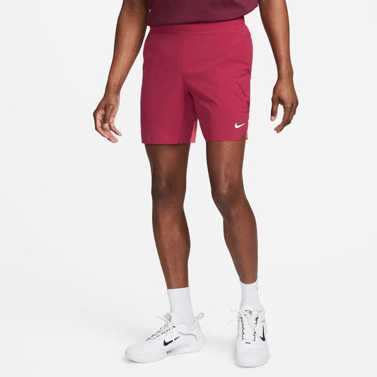 NikeCourt Dri-FIT Slam New York Men's Tennis Shorts Red (1)