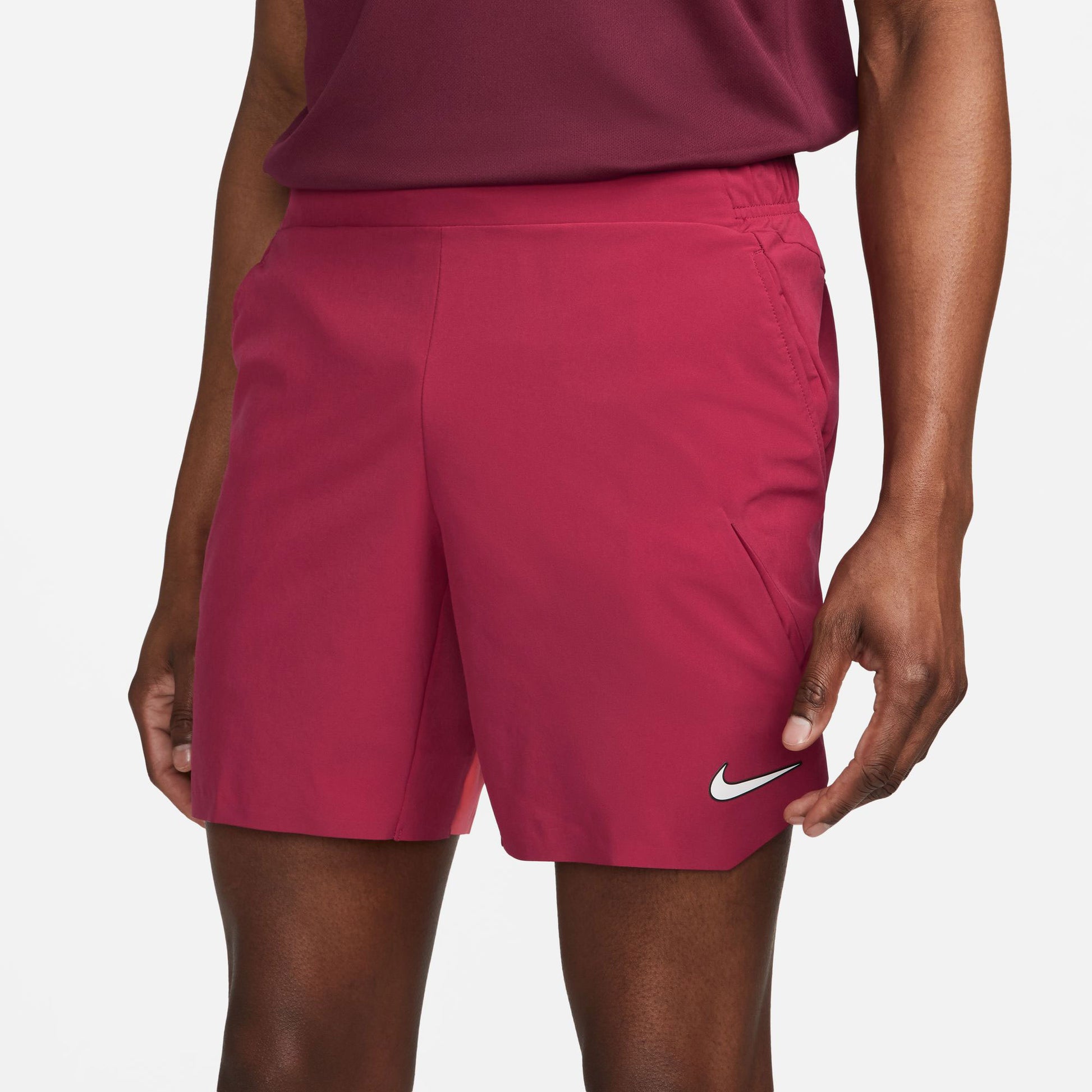 NikeCourt Dri-FIT Slam New York Men's Tennis Shorts Red (3)