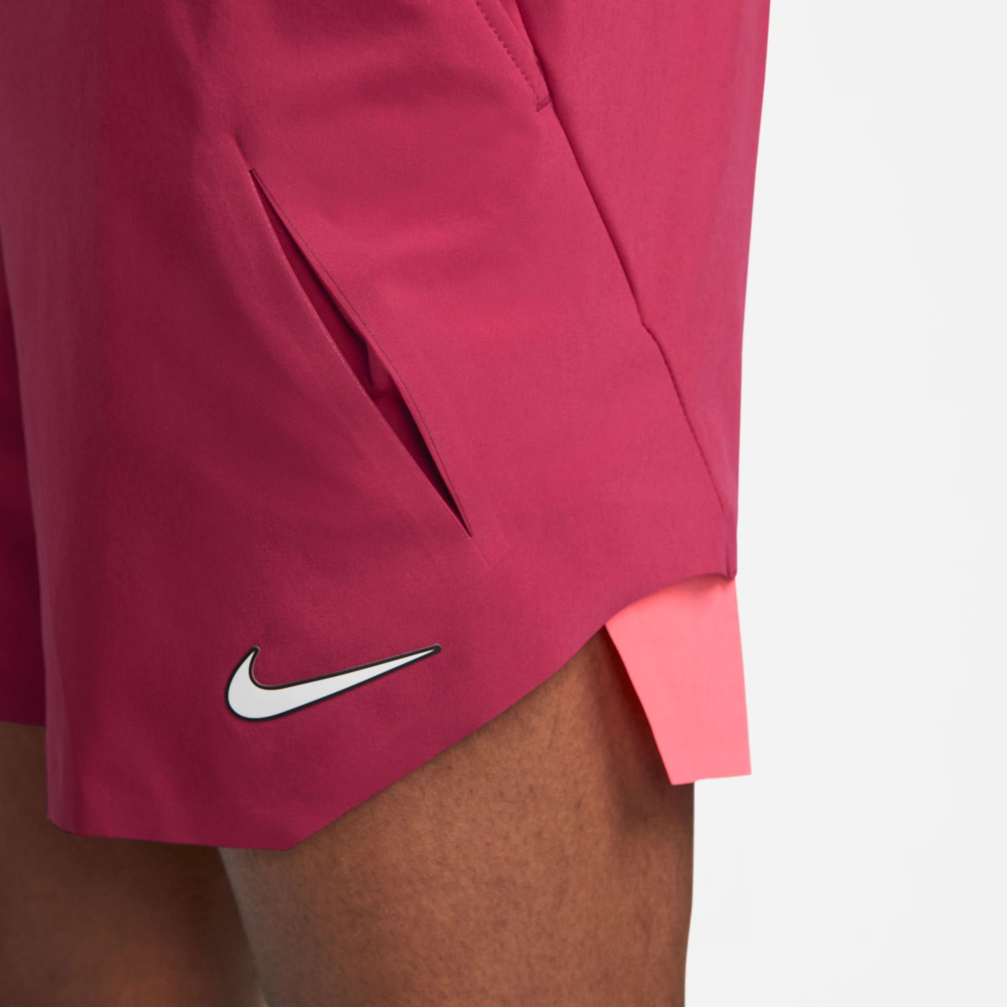 NikeCourt Dri-FIT Slam New York Men's Tennis Shorts Red (5)