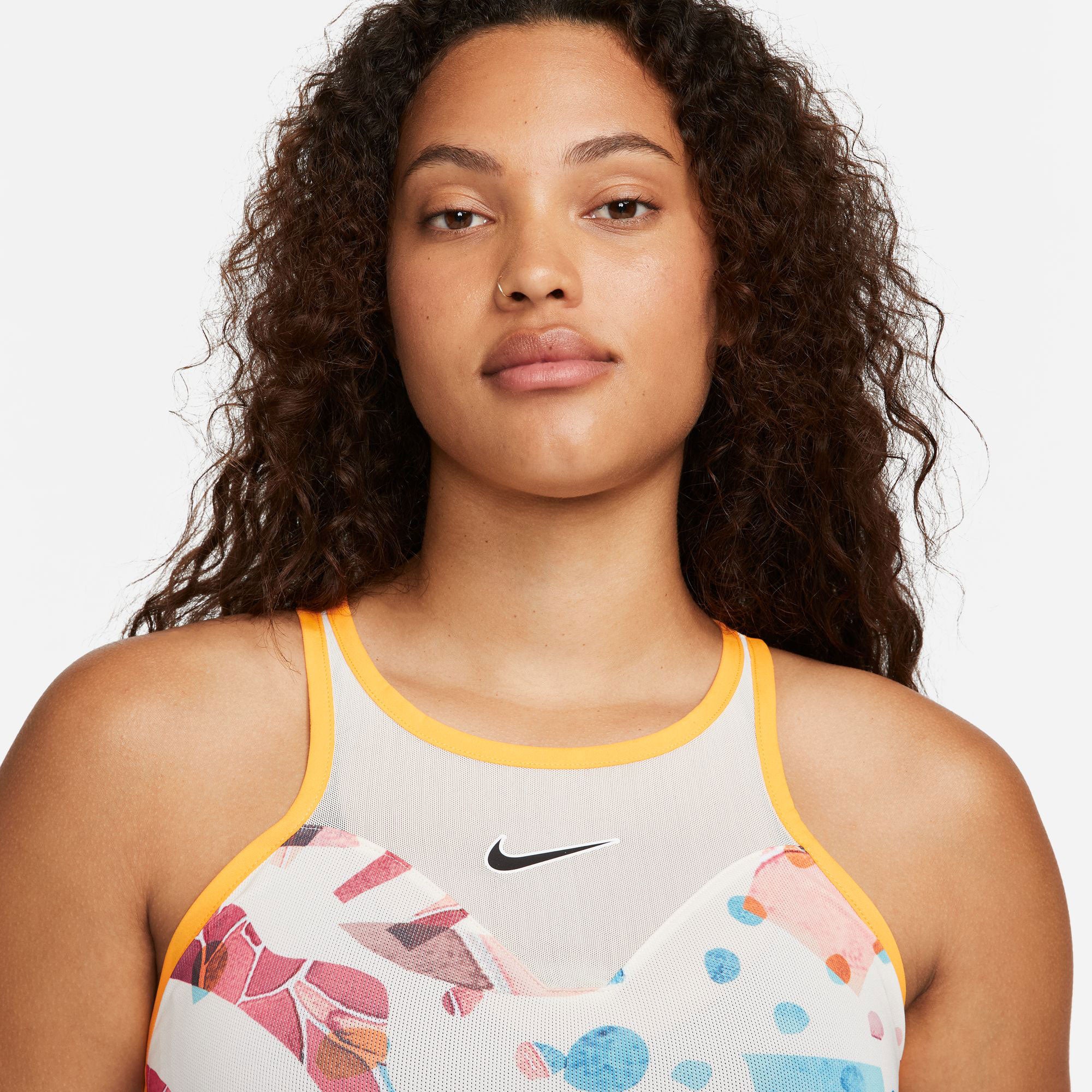 NikeCourt Dri-FIT Slam New York Women's Printed Tennis Tank White (3)