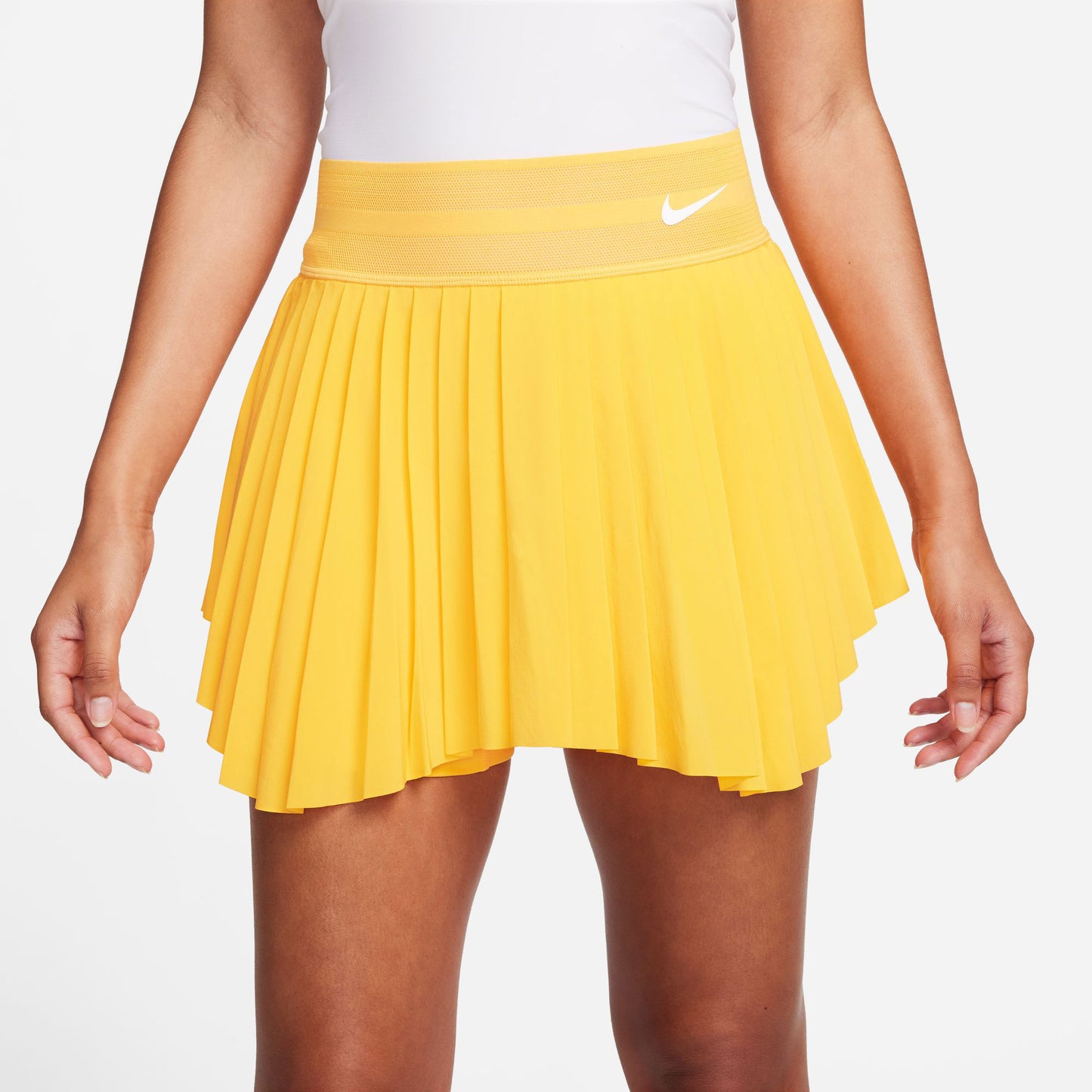 NikeCourt Dri-FIT Slam New York Women's Tennis Skirt Yellow (3)