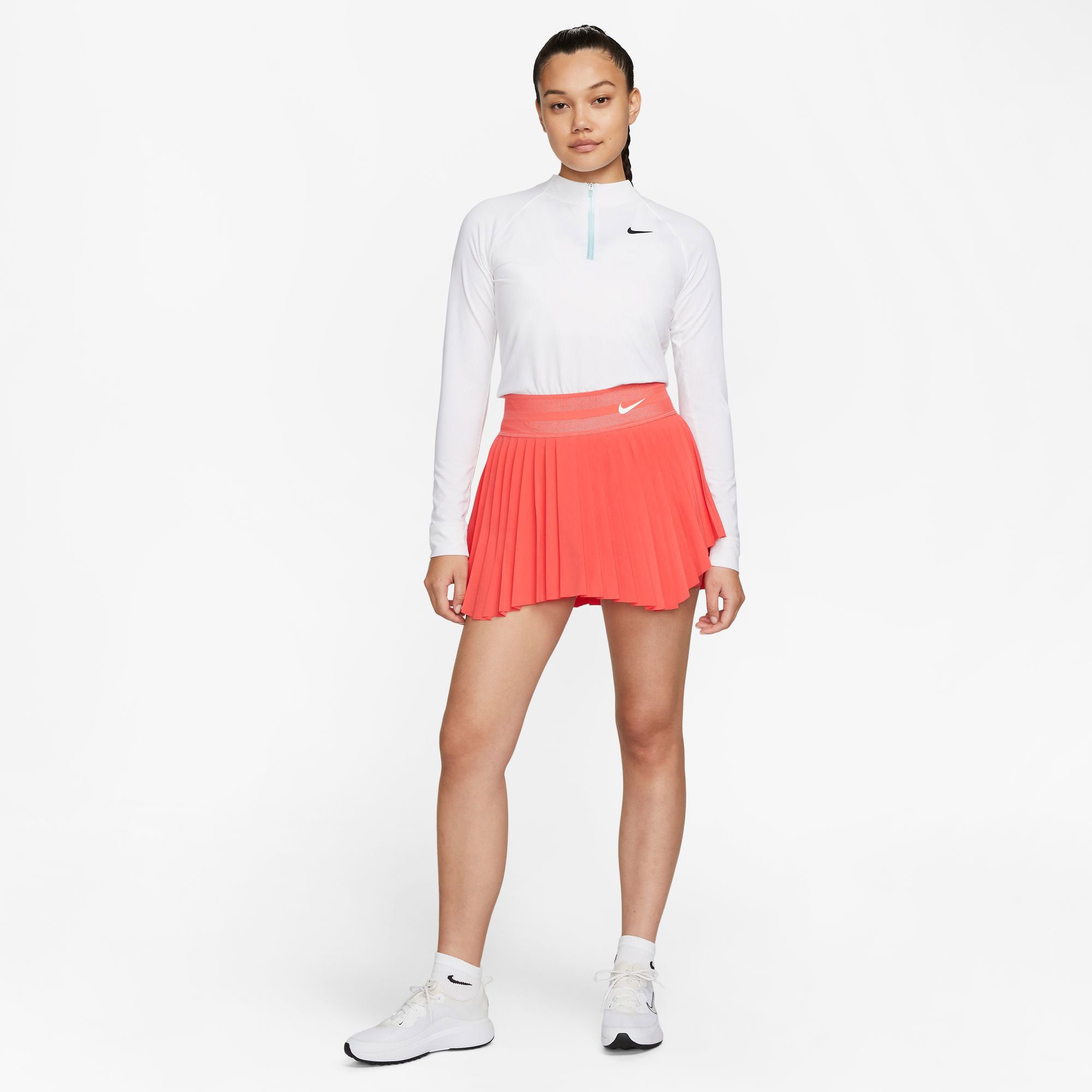 NikeCourt Dri-FIT Slam New York Women's Tennis Skirt Red (6)