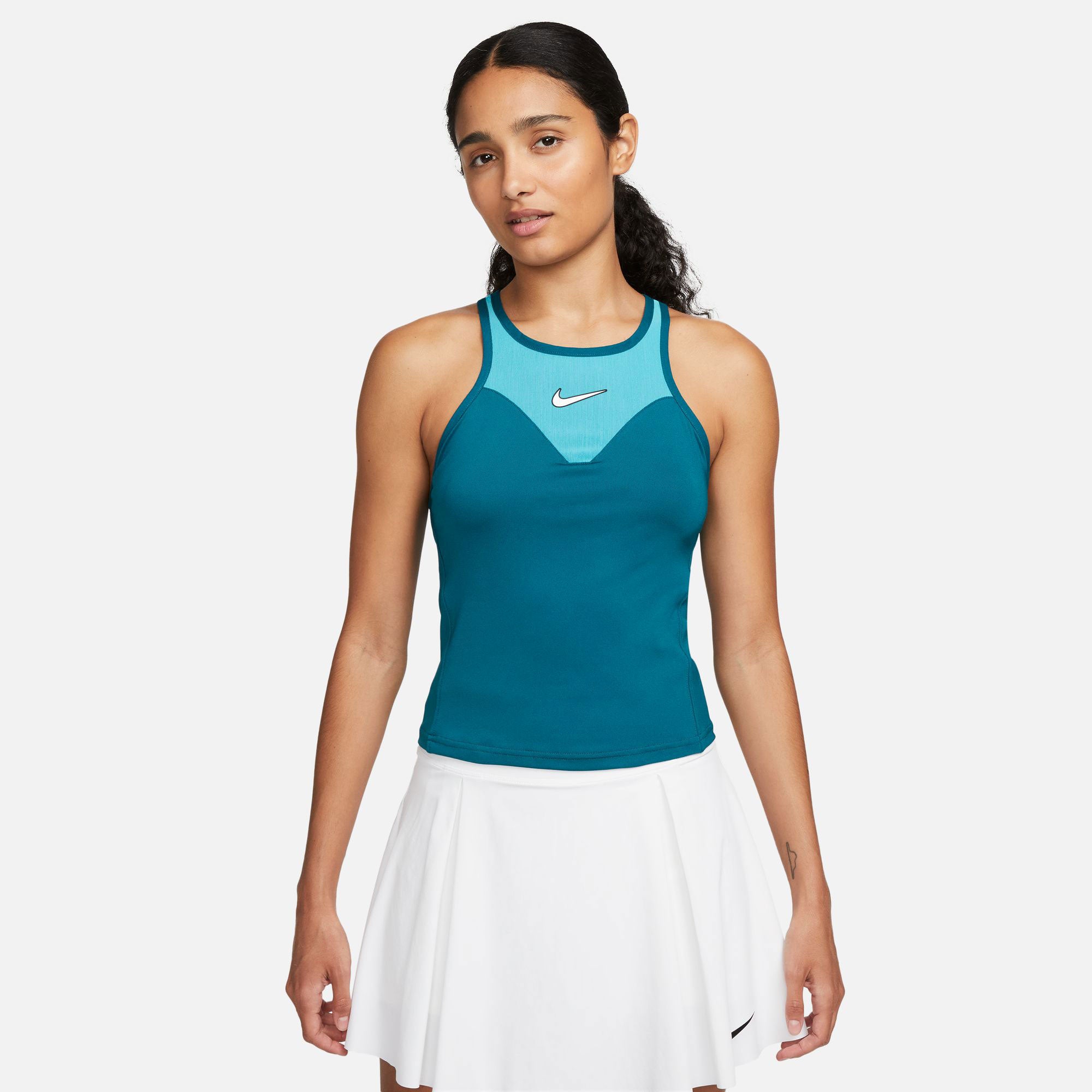 NikeCourt Dri-FIT Slam New York Women's Tennis Tank Green (1)