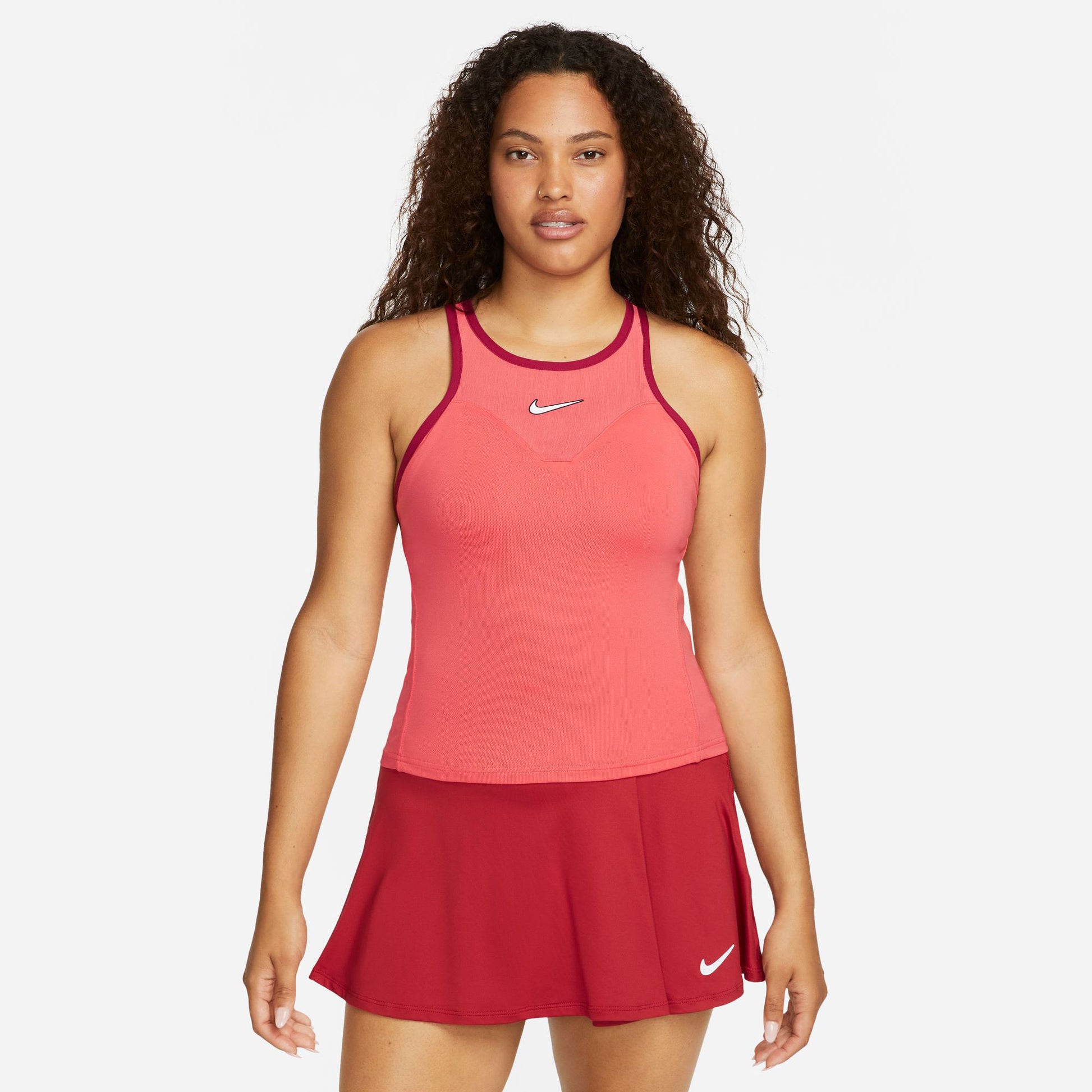 NikeCourt Dri-FIT Slam New York Women's Tennis Tank Red (1)