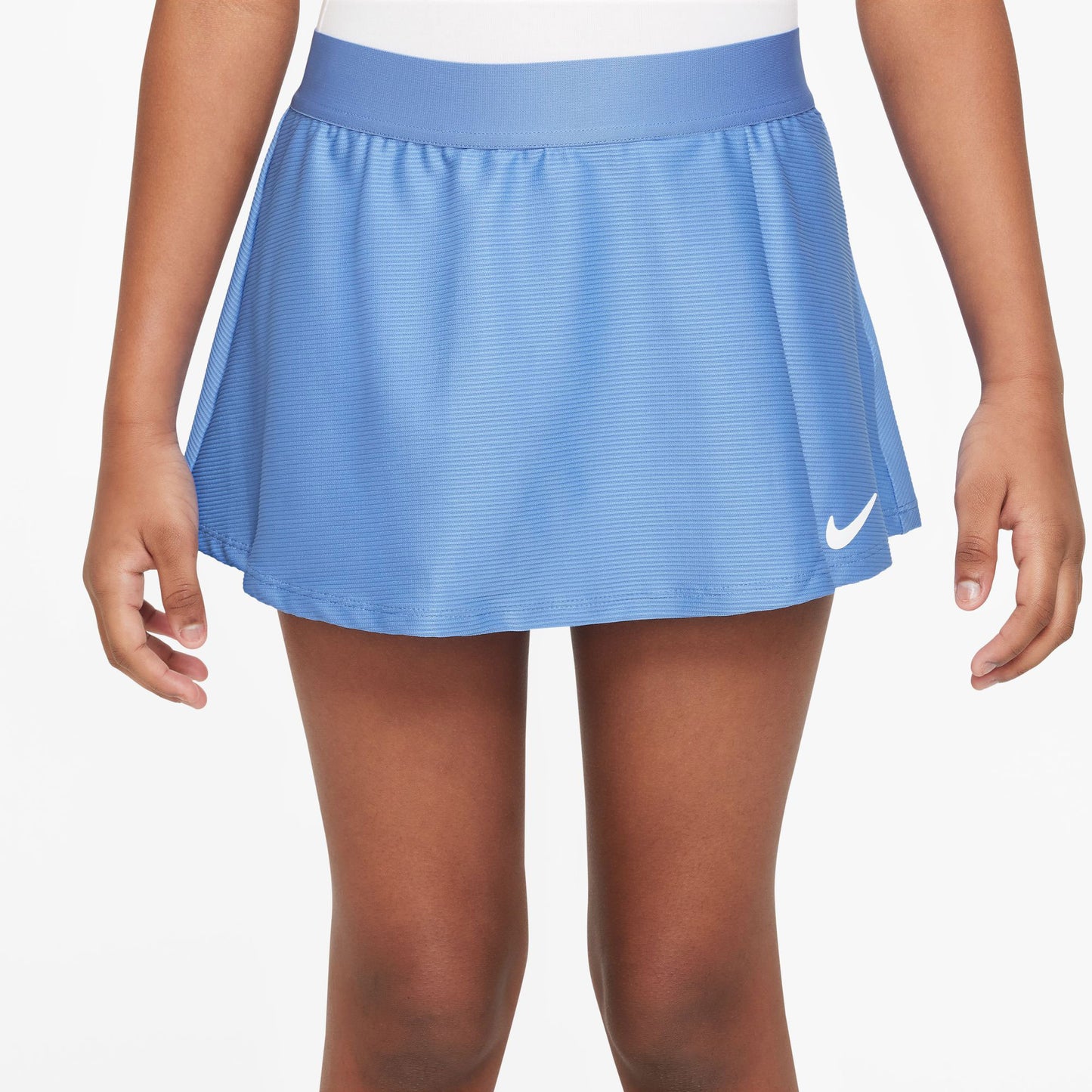 NikeCourt Dri-FIT Victory Girls' Tennis Skirt Blue (1)