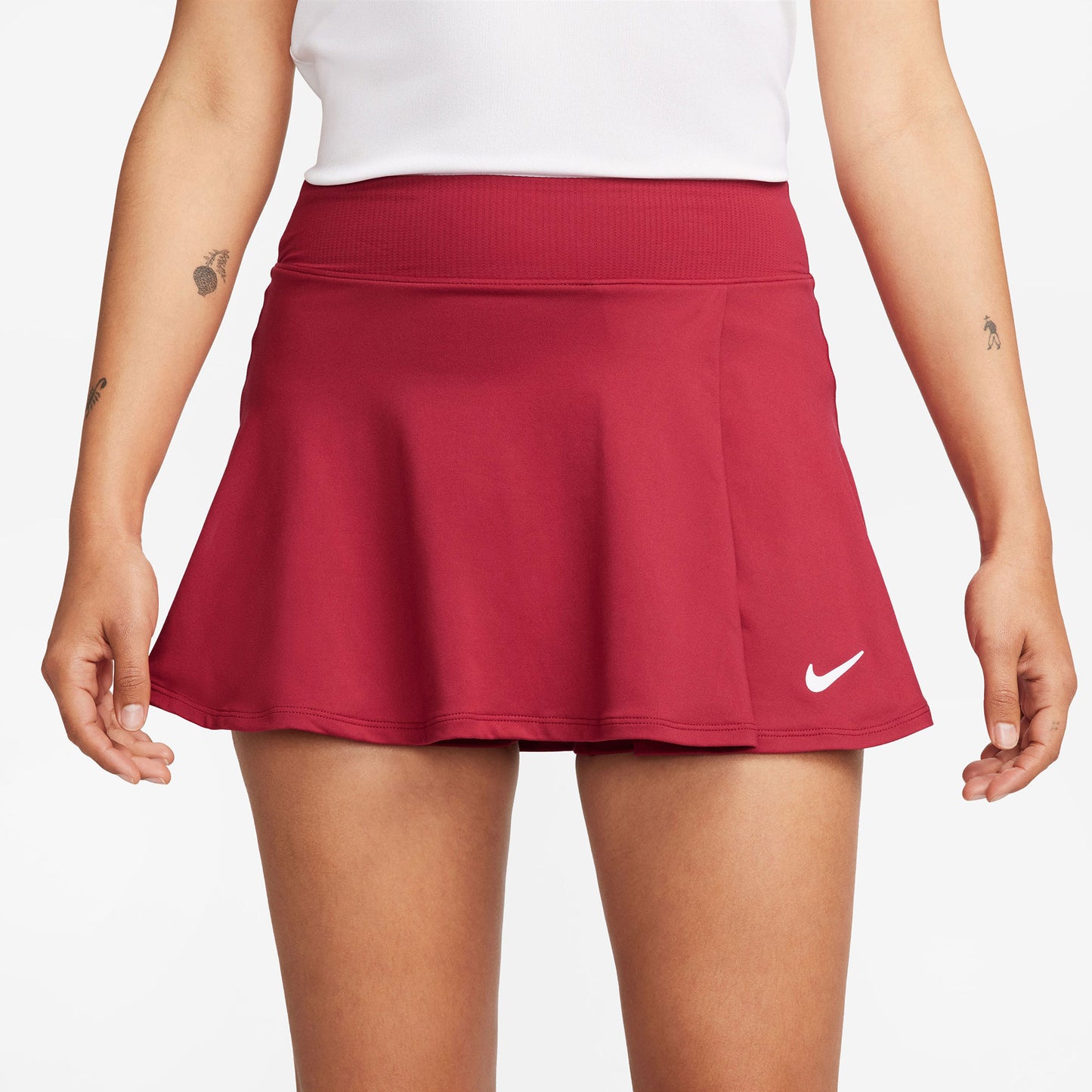 NikeCourt Dri-FIT Victory Women's Flouncy Tennis Skirt Red (3)