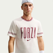NikeCourt Forza Jannik Sinner Men's Dri-FIT Cotton Tennis T-Shirt - White (1)