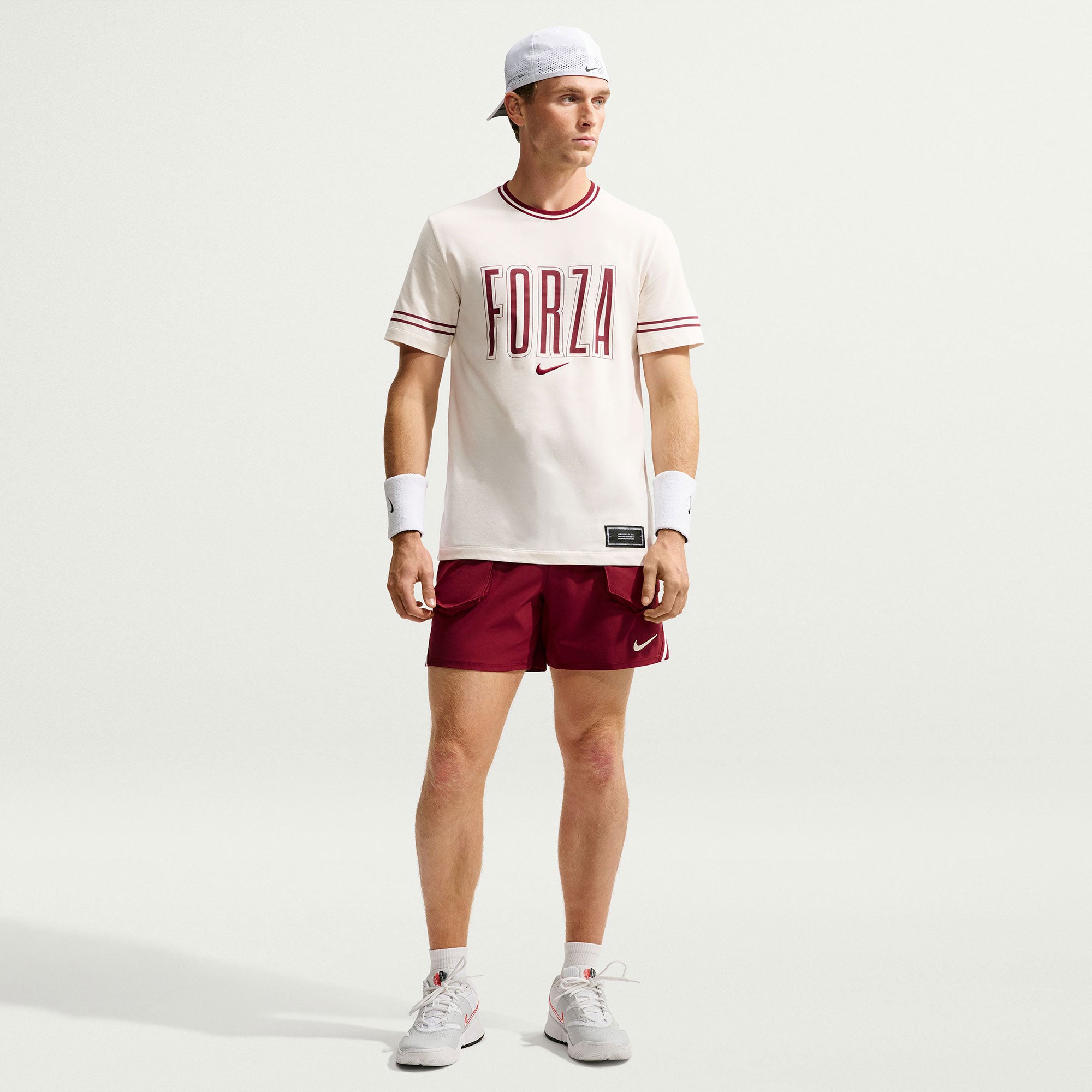 NikeCourt Forza Jannik Sinner Men's Dri-FIT Cotton Tennis T-Shirt - White (4)