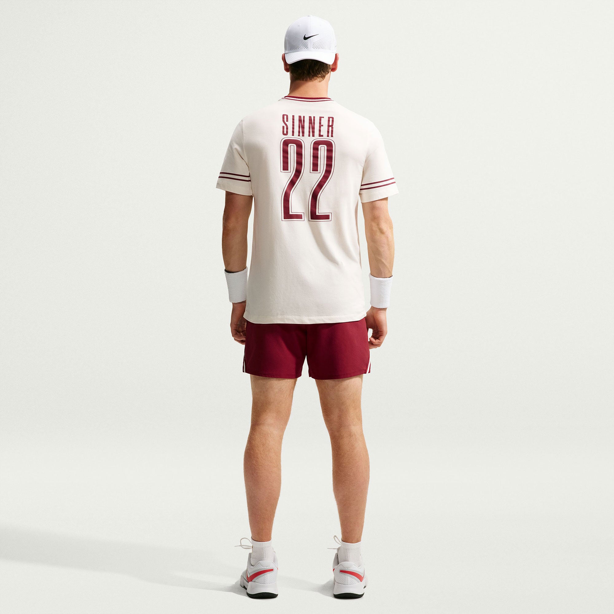 NikeCourt Forza Jannik Sinner Men's Dri-FIT Cotton Tennis T-Shirt - White (5)